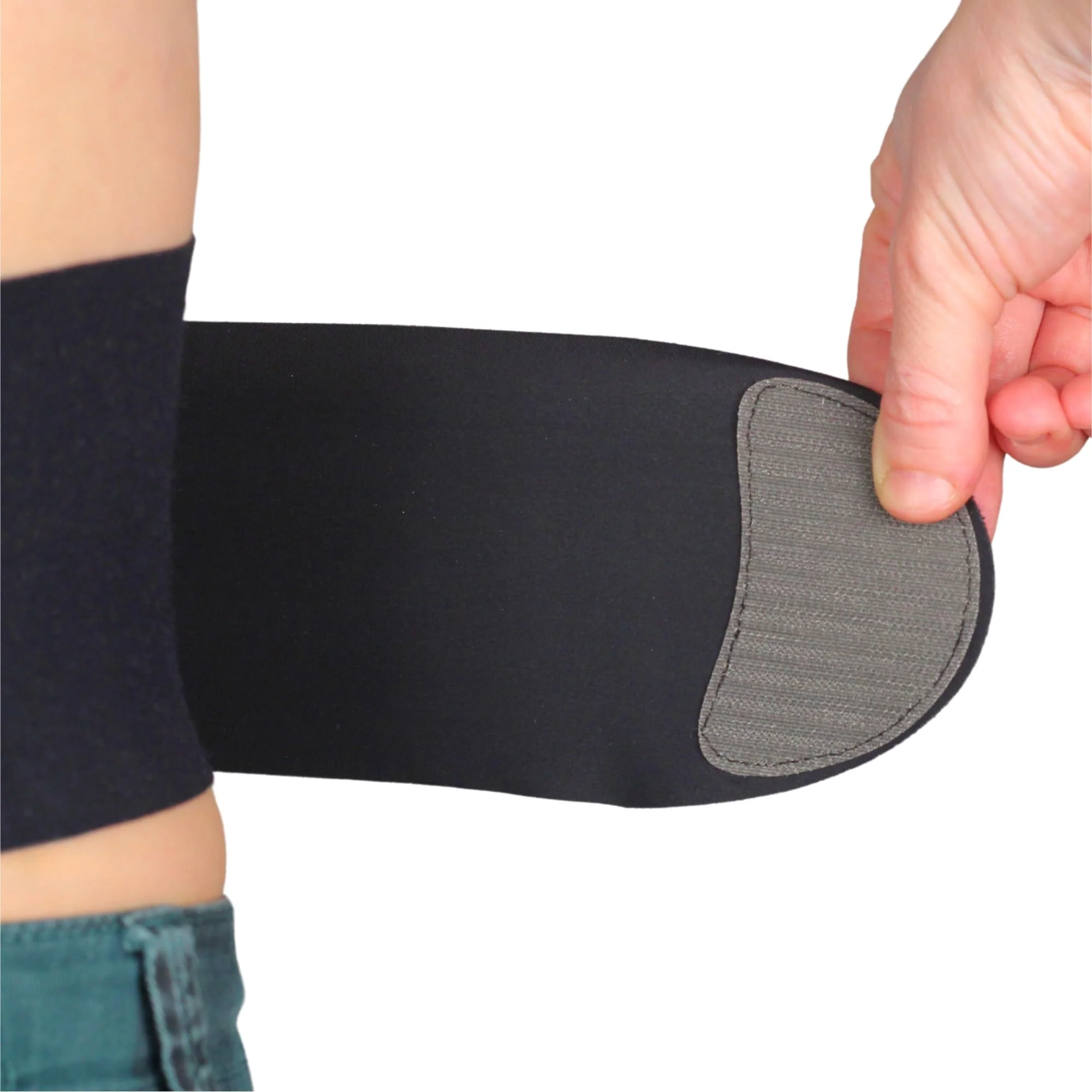 URSA Waist Strap - Ultra Slim, Breathable & Stretchy Microphone Transmitter Straps. Compatible with Most Transmitter/Receivers (Black, Large Waist - Big Pouch) - Image 9