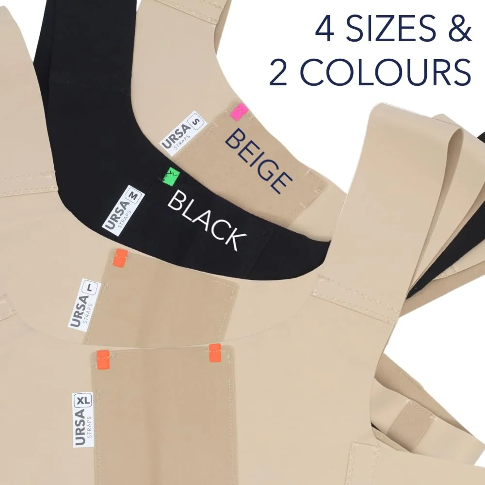 URSA X Strap: One-Piece Harness for Microphone Transmitters and Lav Mics. Multiple LAV Pouches. Compatible with URSA MiniMounts. For Sports/Active Shoots (Beige, Large) Beige - Image 9