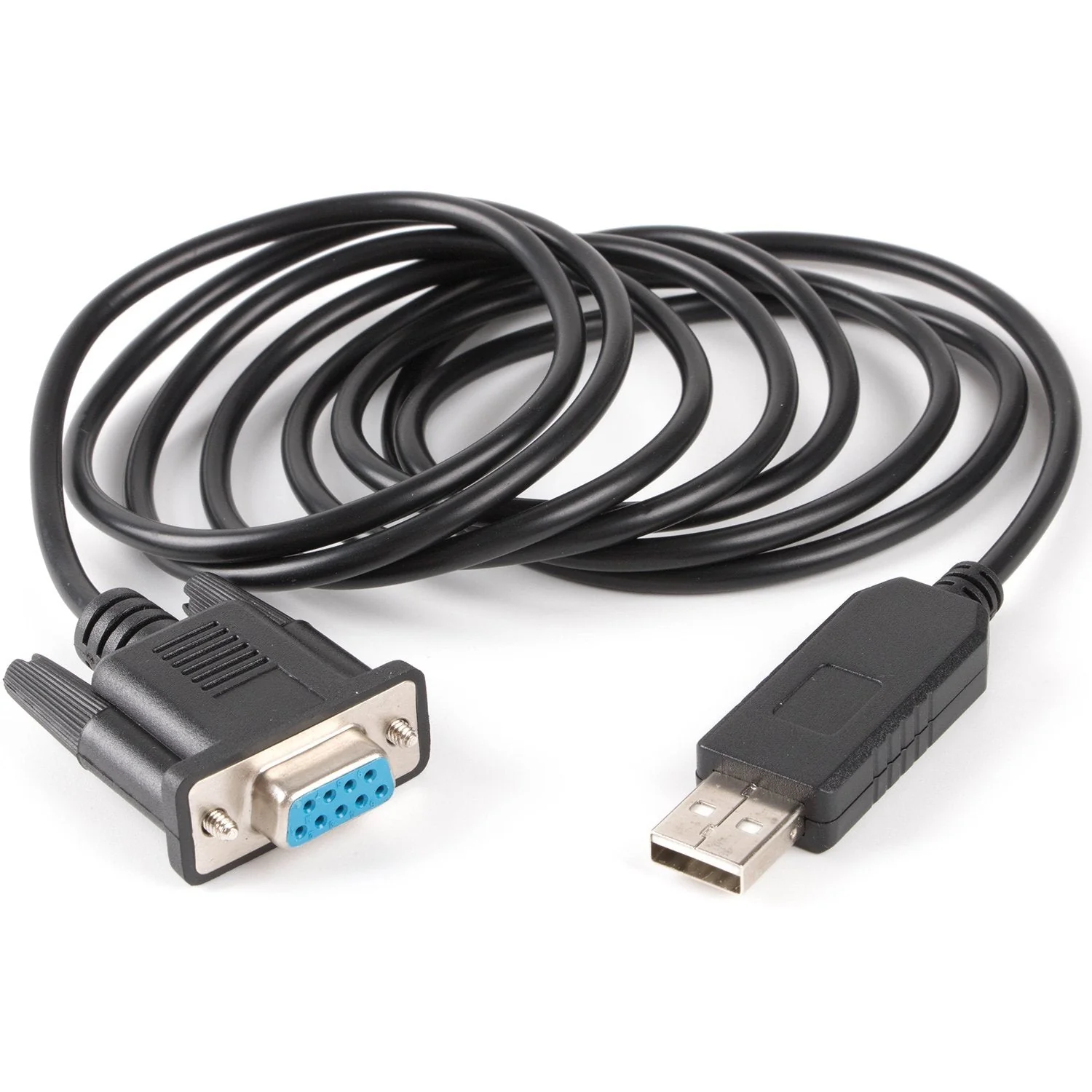 Usangreen PL2303GT USB RS232 to DB9 Cross Wired Rollover Null Modem Cable (Null modem pinout: 2-TXD, 3-RXD 5-GND, 7-CTS. 8-RT) Null modem pinout: 2-TXD, 3-RXD 5-GND, 7-CTS. 8-RT - Image 9