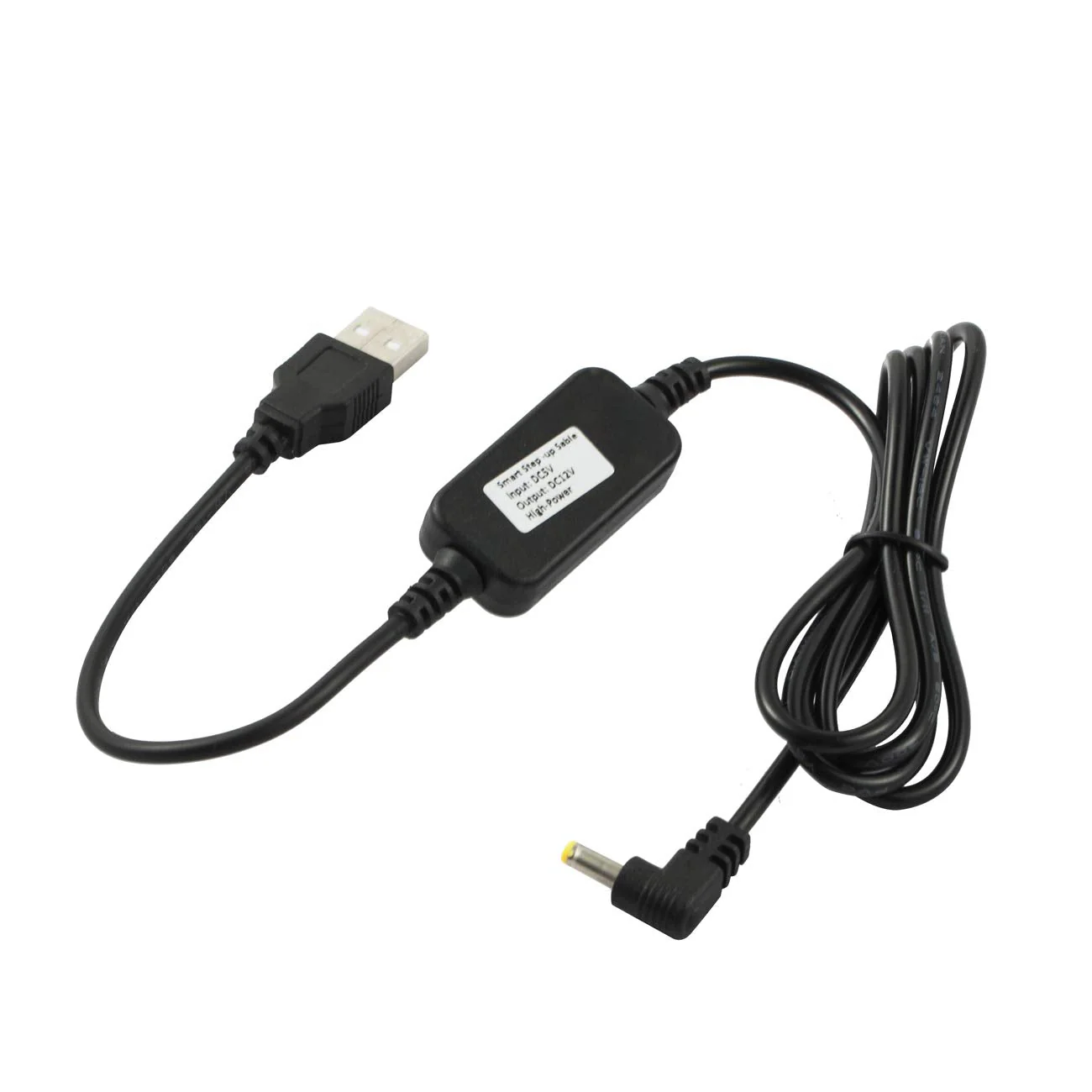 USB 5V to DC 12V Power Cable Compatible with Amazon Echo Spot and Echo Dot 3rd Generation, USB Voltage Step Up Converter Cable, Power Supply Adapter Cable, DC 5V to DC 12V Cable (Black) black - Image 2