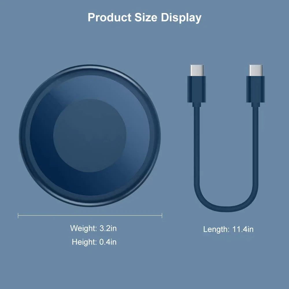 USB Adapter, Micro USB Charging Cable with USB C Lighting Adapter, Lighting to USB C Adapter, Multi Charging Cable Storage Box Contains SIM Card Holder Blue - Image 4