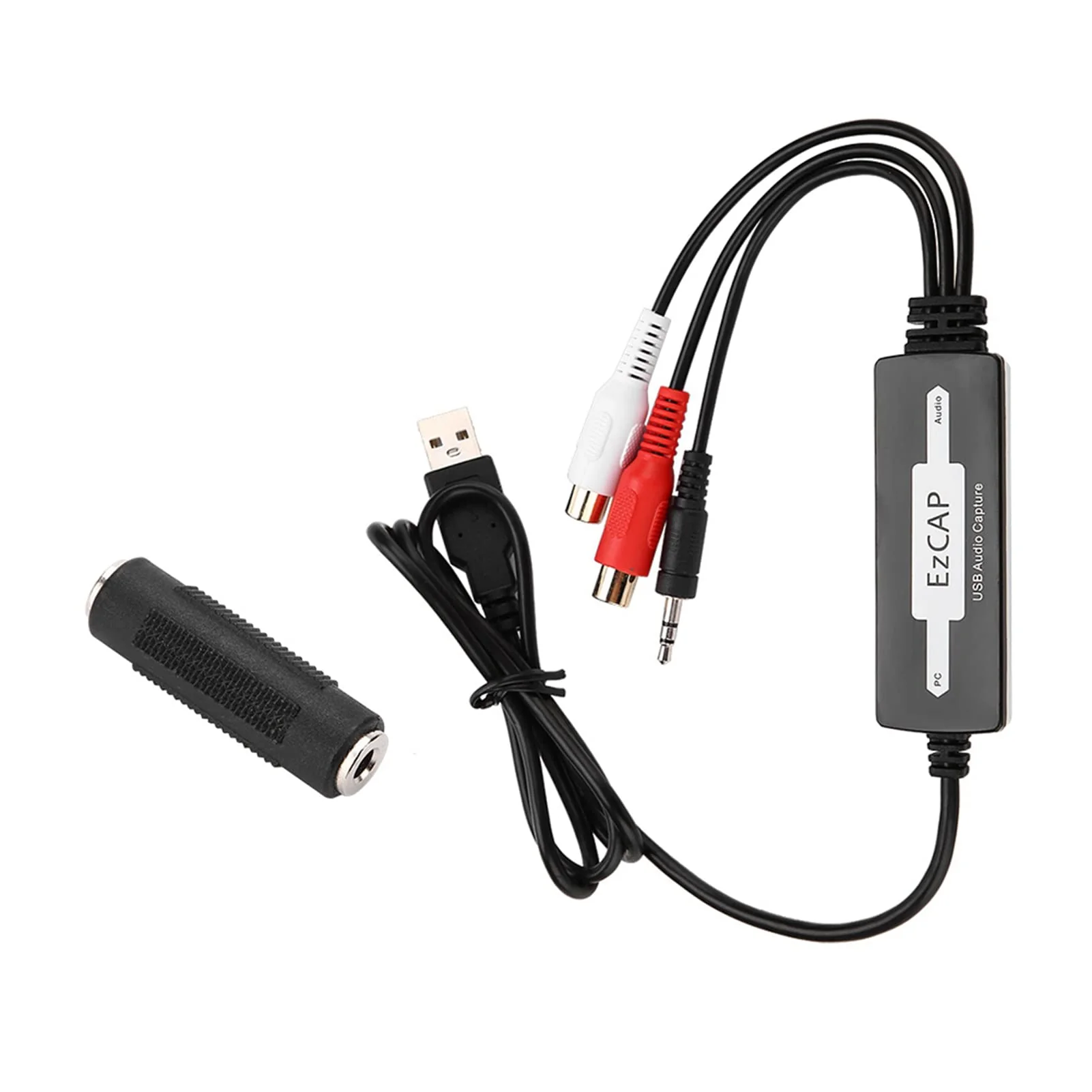 USB Audio Capture Recorder Card Converts Turntable LP/Cassette Tape Audio to MP3/WAV Digital Music Converter Adapter, Support/Vista/7/8/8.1/10 and - Image 8