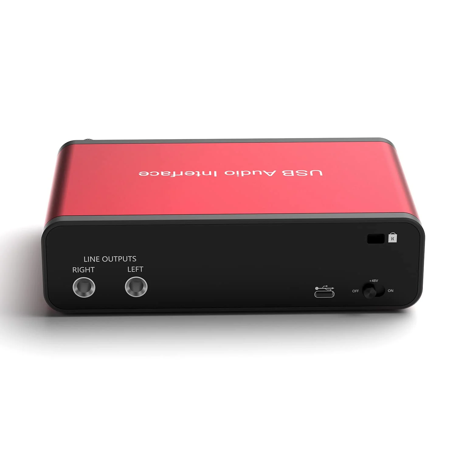 USB Audio Interface 24Bit/192kHz for Recording Podcasting and Streaming, 48V Phantom Power, whit XLR Cable(No Software Included) (192kHz Audio Interface) - Image 3