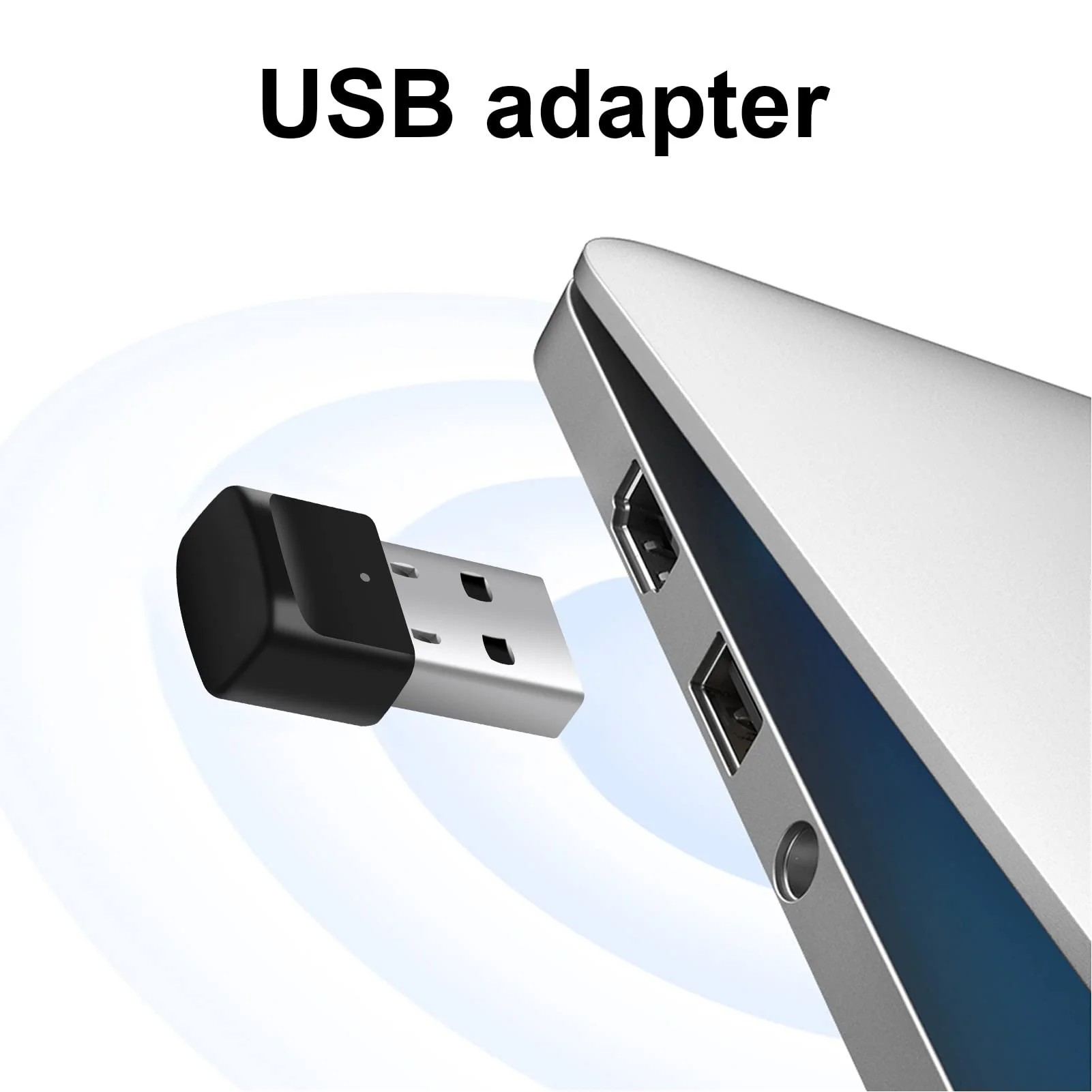 USB Bluetooth 5.0 Adapter, Music Transmitter, for Computer/TV/Projector/Headphones/Speakers, Plug and Play, Mini Compact Size, Anti Interference - Image 3