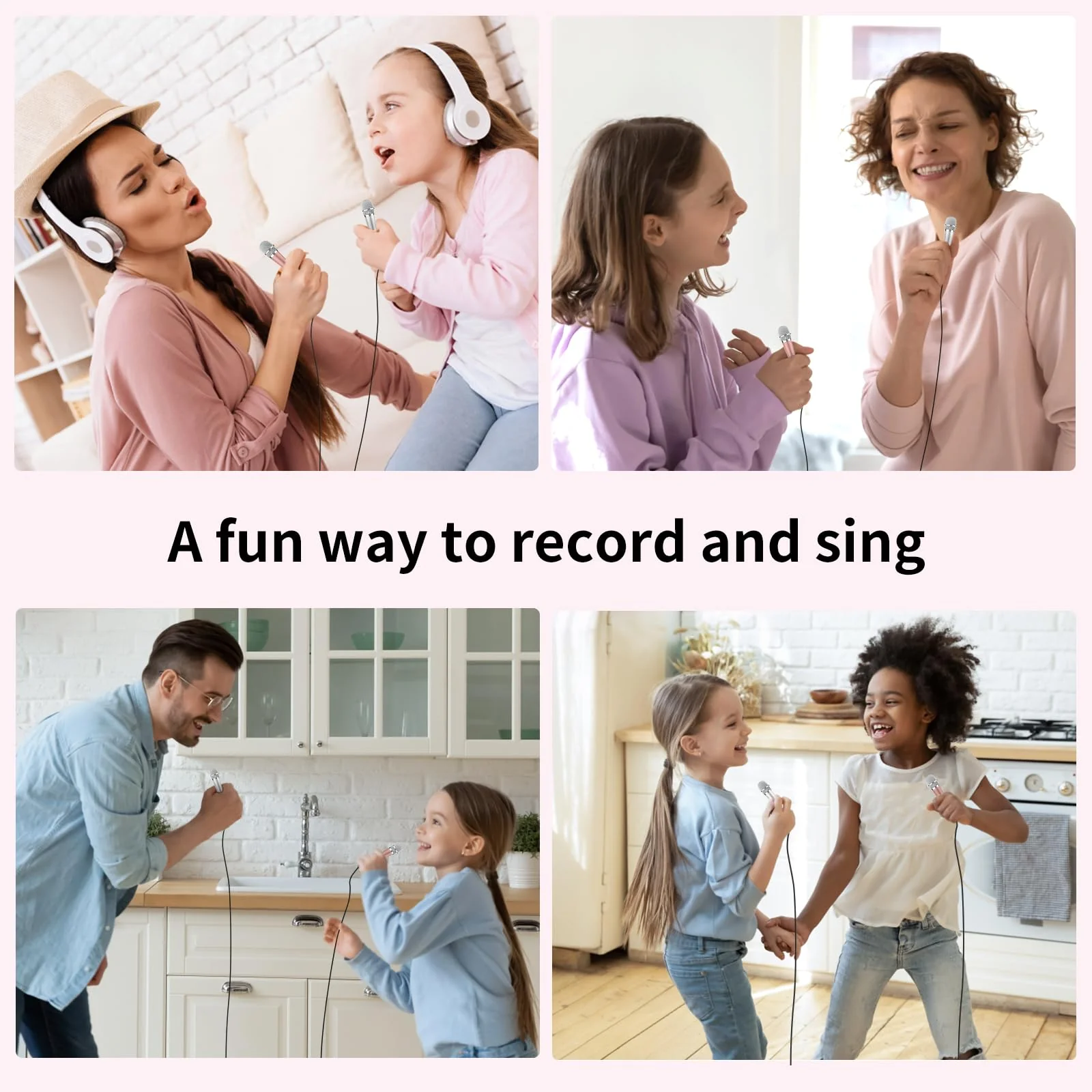 USB C Mini Karaoke Microphone for Android Phone, Laptop, Tablets Small ASMR Microphone for Voice Video Recording Singing, Vlogging, Podcasting YouTube (1 PCS Silver) - Image 4