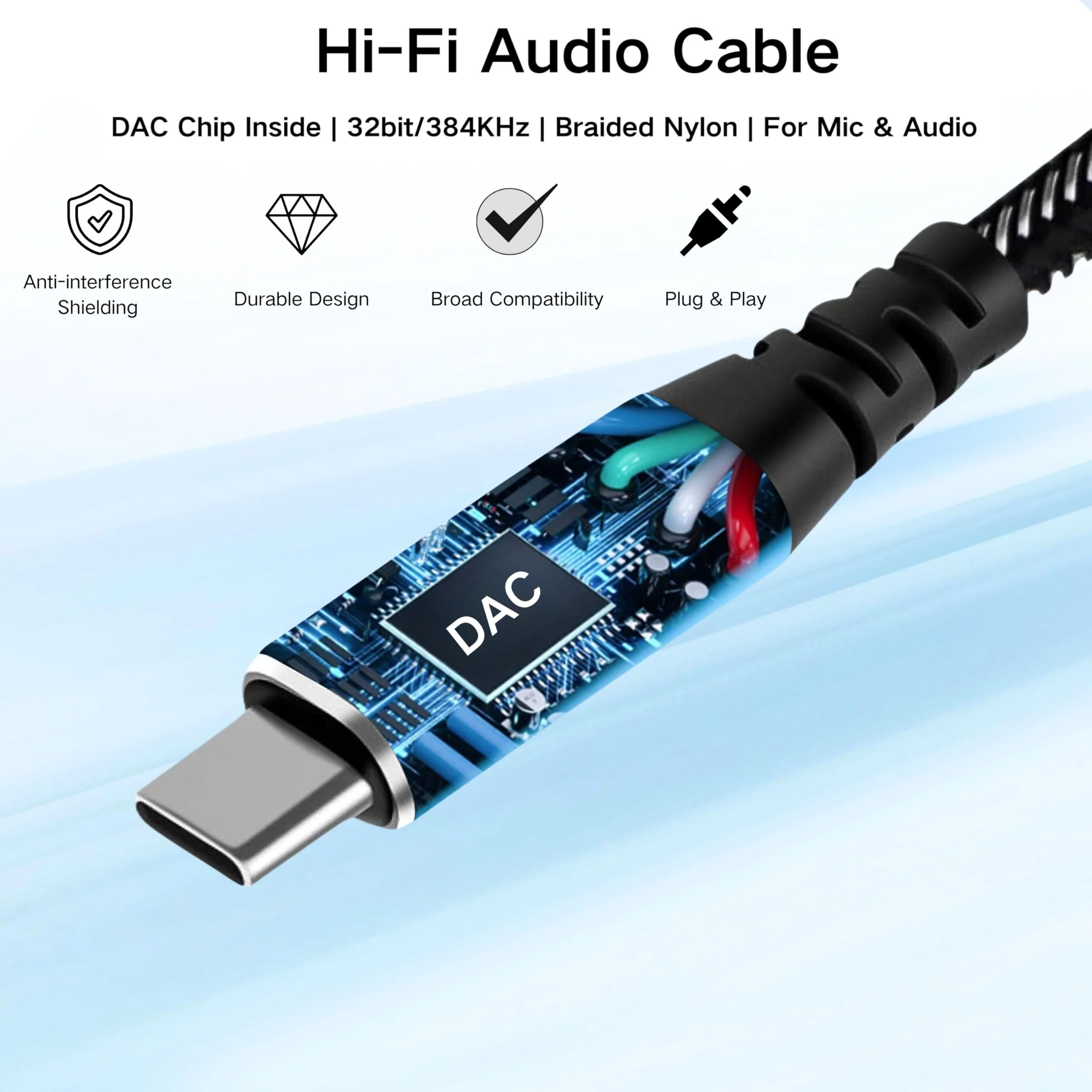 USB C to Dual XLR Female Audio Cable, 10FT USB C to 2 XLR Female Mic Adapter for Amplifiers, Active Speakers, Mixing Consoles Black Braided USB C to Dual XLR Female - Image 2