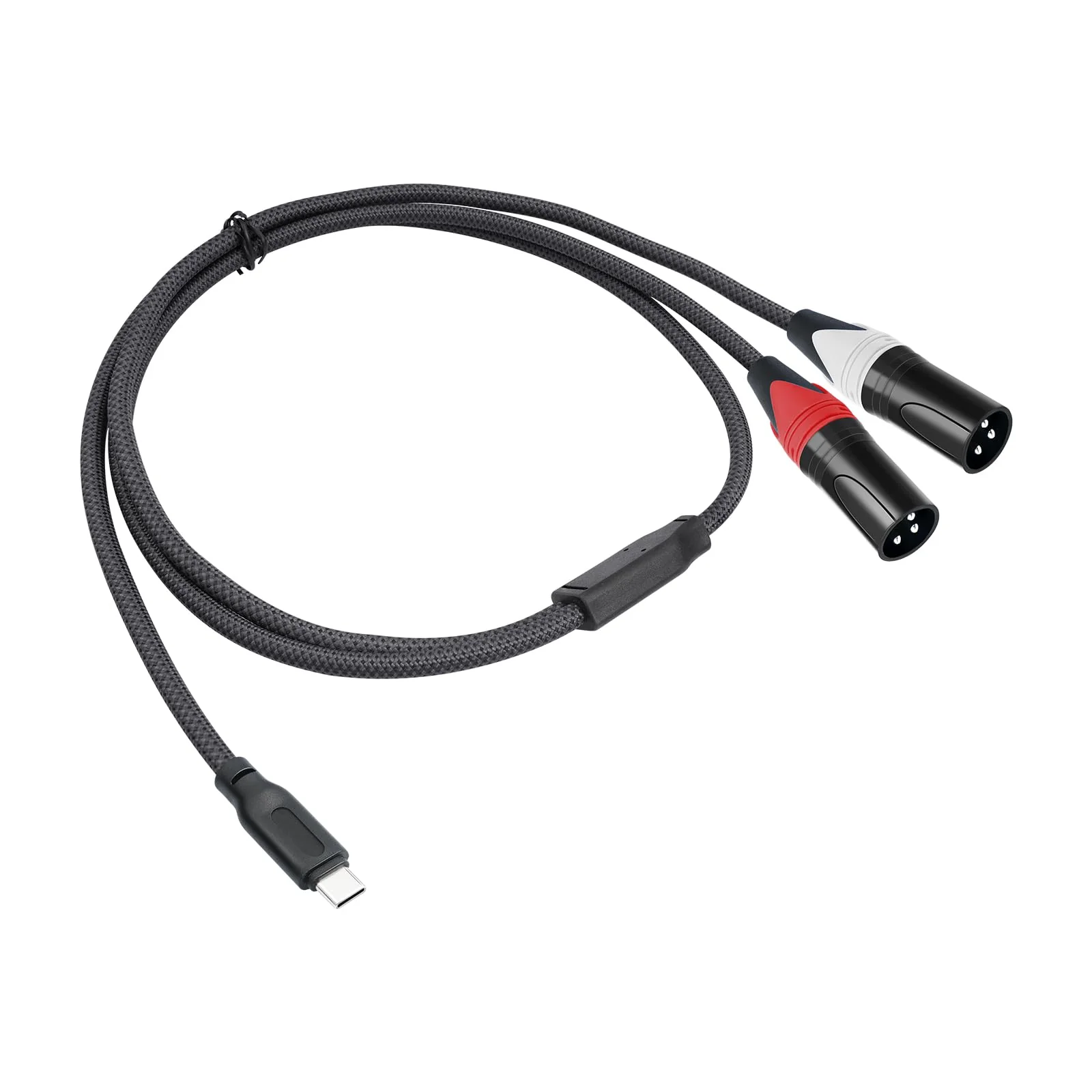 USB C to Dual XLR Male Audio Cable,Upgrade USB C to 2 XLR Male 32Bit/384Khz Stereo Audio Cable,Mobile Phone USB c Connection Active Speaker, Power Amplifier Audio Cable10FT 3M/10FT Upgraded style - Image 6