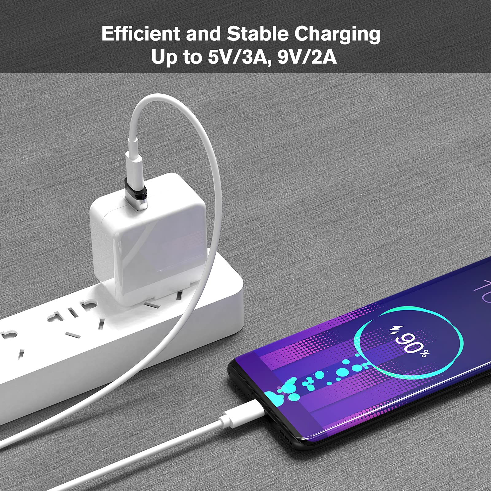 USB C to USB Adapter [4 Pack] ,Type C Female to USB Male Charger Cable Adapter for iPhone 11 12 13 Mini Pro Max,iPad Air 6 Apple Watch Series 7 AirPods 3 Samsung Galaxy,Google Pixel 5 4 3 XL, Grey - Image 2