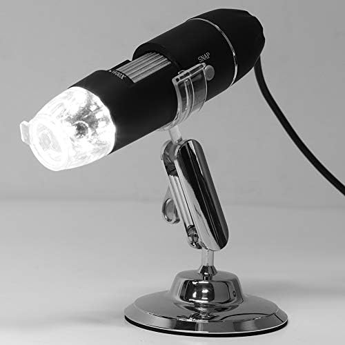 USB Digital Microscope 600X with 8 LED Lights Metal Stand Mini Camera for Android 7/8/10 Kids Students Science Projects - Image 6