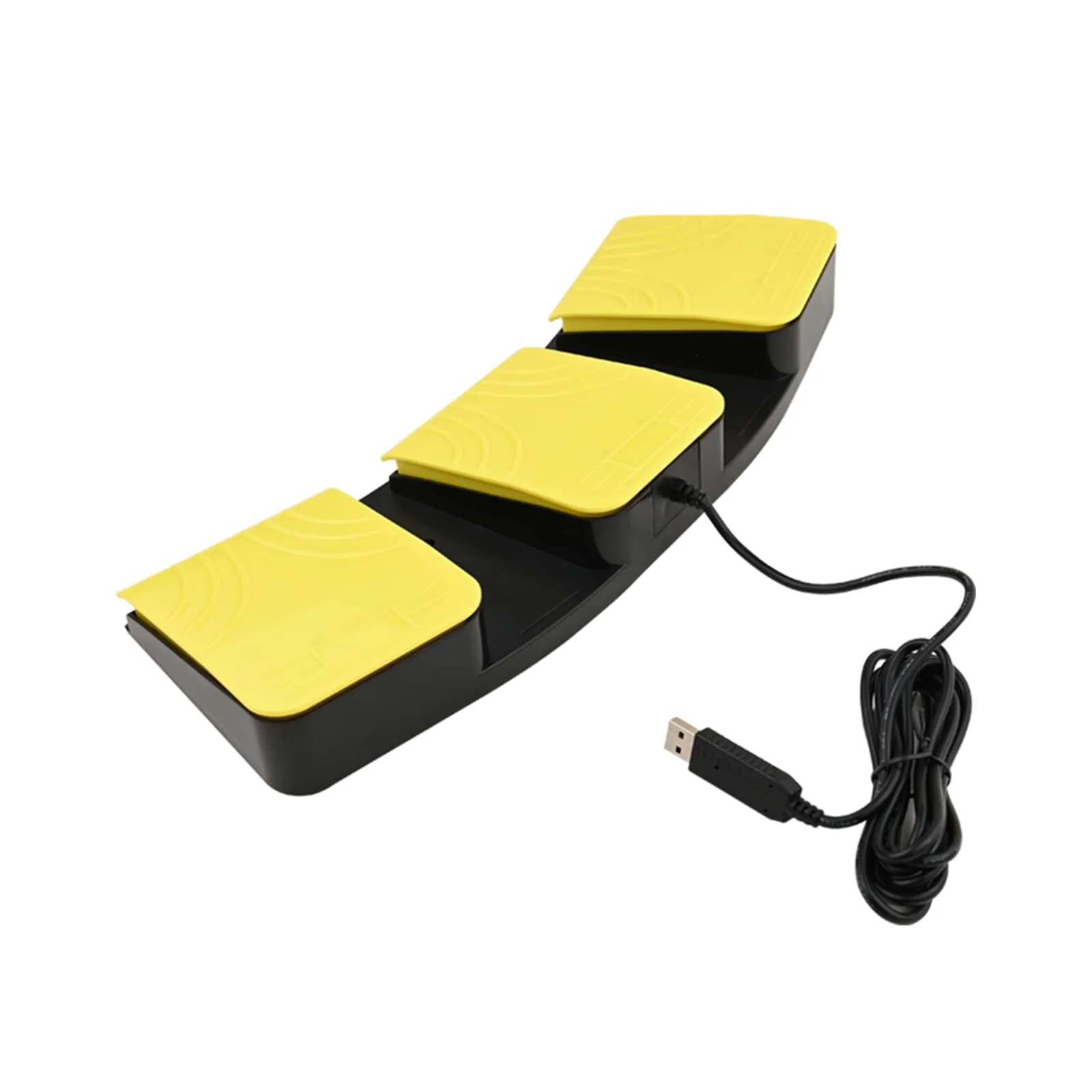 USB Foot Pedal for PC Gaming,Optical Control Foot Switch,Computer Map Mouse Keyboard Hotkey Combination Key Keypress Simulator Program Page Turner Transcription HID (Triple Pedal) Triple Pedal - Image 5