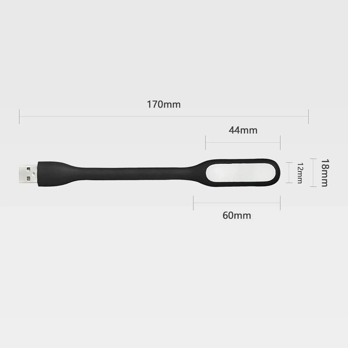 USB LED Light Lamp for Power Bank, Portable Eye Care Mini Night Light with Flexible Arm, USB Gooseneck Reading Lamps Book Light,Compatible for Desktop, Notebook Laptop (10-White) 10PCS-White - Image 7