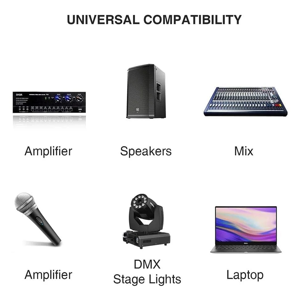 USB Microphone Cable, 10FT XLR to USB Cable,XLR Female to USB A Mic Link Converter Cable for Microphones or Recording Karaoke Sing 10Feet Silver - Image 4
