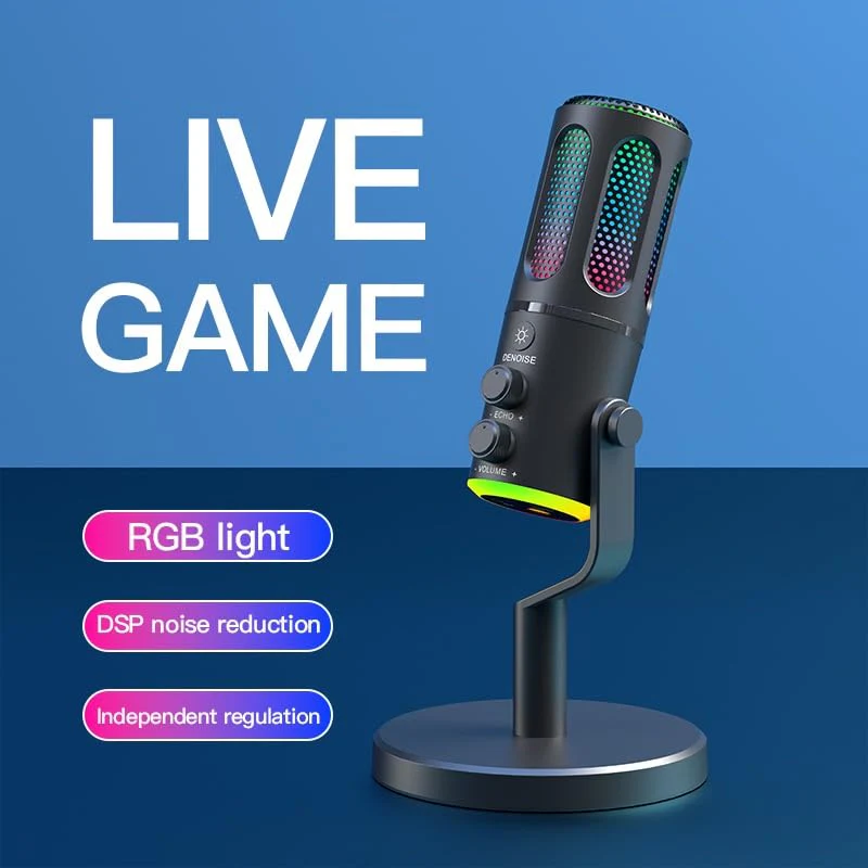 USB Microphone for Gaming, Streaming, Podcasting, Twitch, YouTube, Discord, Recording for PC and Mac, 4 Polar Patterns, Studio Quality Sound, Plug & Play-Blackout - Image 2