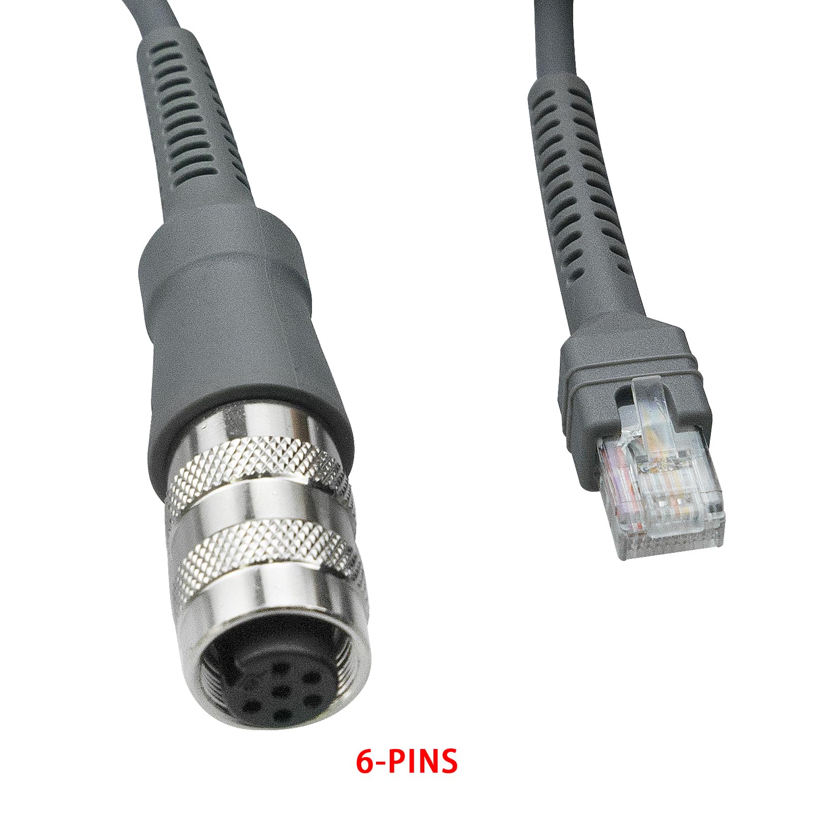 USB Scanner Cable Replacement 25-71918-01R for Symbol VC5090 to LS3408 DS3407 DS3408 DS3508 Handheld Barcode Scanner Mobile Computer, 6Pin, 9ft Coiled - Image 3