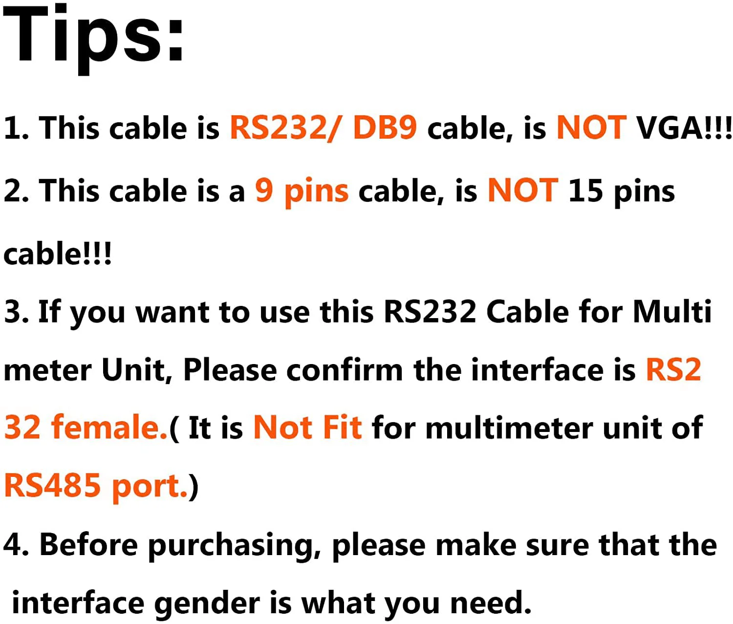 USB to RS232 Adapter with PL2303 Chipset, CableCreation 6.6ft USB 2.0 Male to RS232 Female DB9 Serial Converter Cable for Cashier Register, Modem, Scanner, Digital Cameras, CNC,Black 6.6ft/2M - Image 3