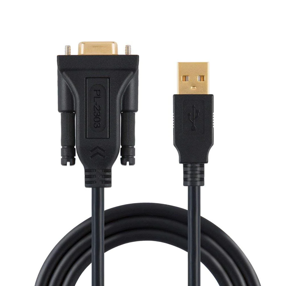 USB to RS232 Adapter with PL2303 Chipset, CableCreation 6.6ft USB 2.0 Male to RS232 Female DB9 Serial Converter Cable for Cashier Register, Modem, Scanner, Digital Cameras, CNC,Black 6.6ft/2M - Image 4