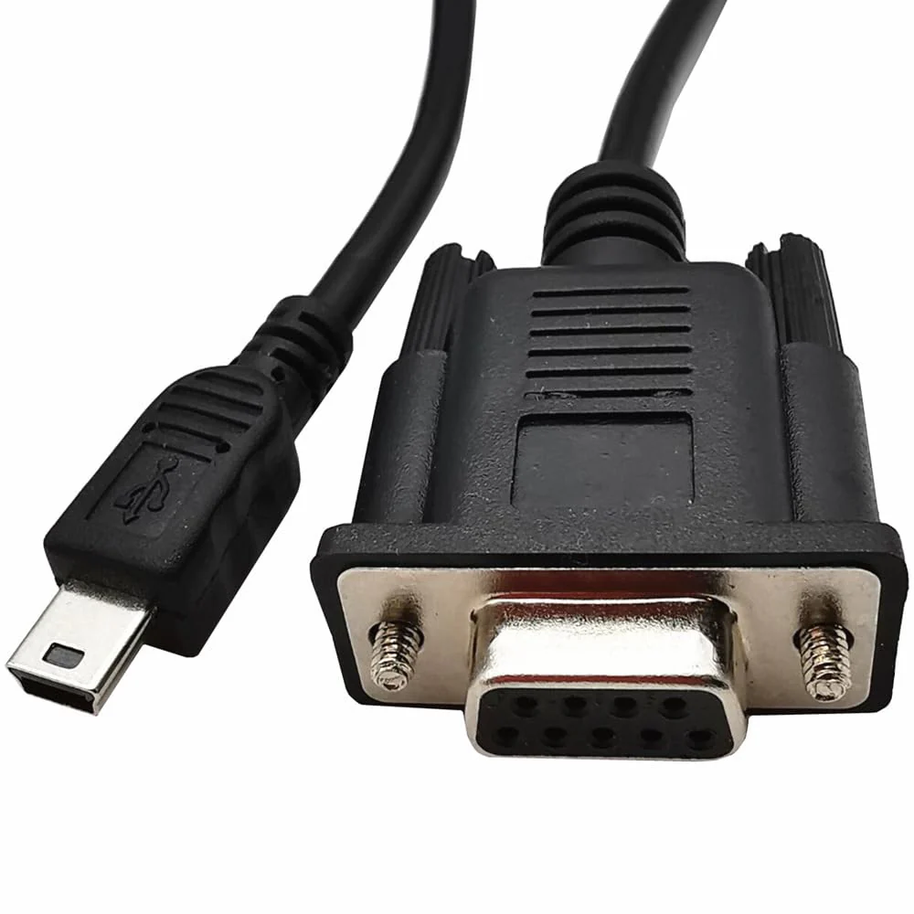 USB to RS232 Serial Adapter, USB Mini 5 Pin Male to DB9 9 Pin Female Serial Converter Cable 1.8M/6Feet (Mini USB to RS232 Serial) mini USB to RS232 Serial - Image 6