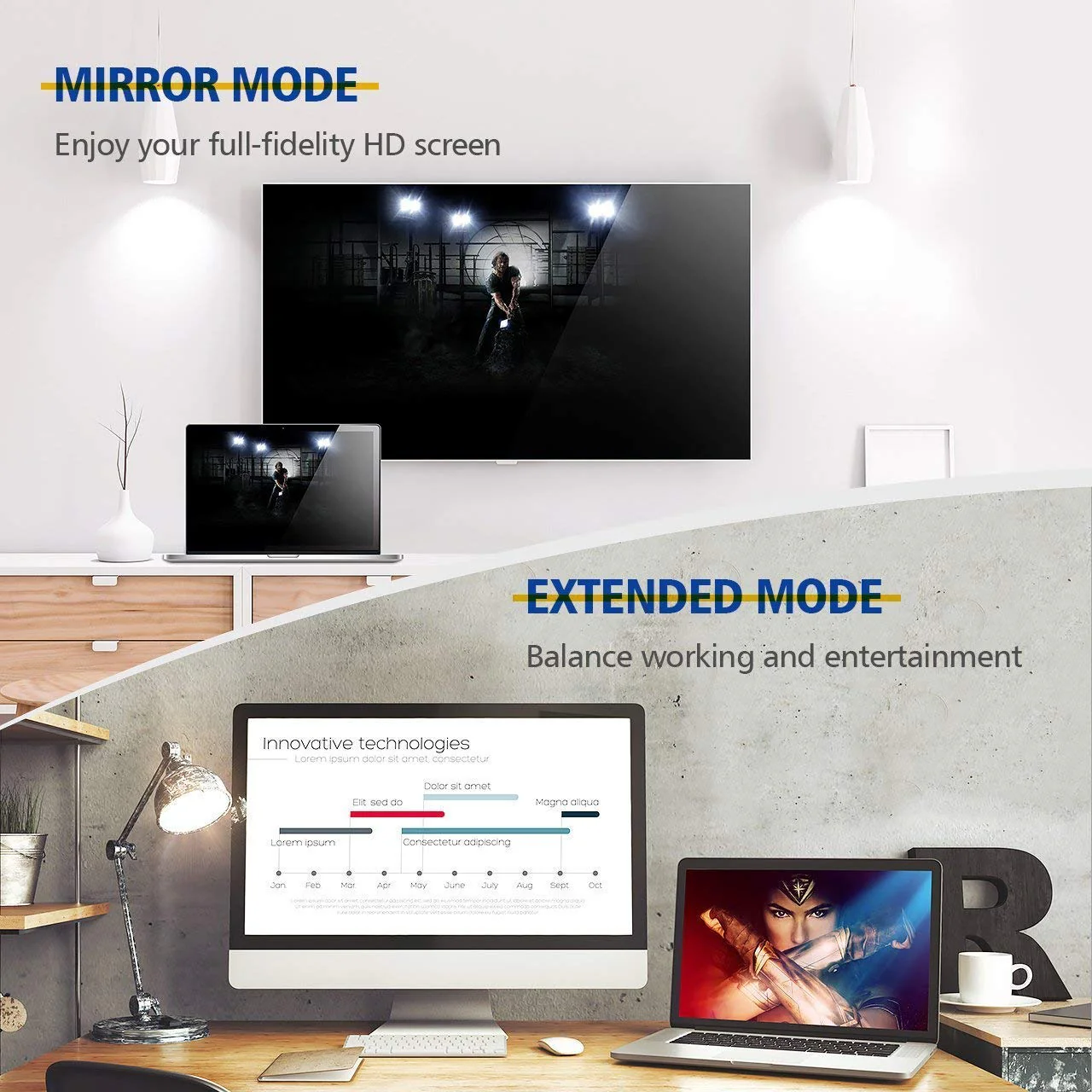 USB to VGA Adapter, USB3.0/2.0 to VGA Adapter Multi-Display Video Converter Full HD 1080P External Video Card Multi Monitor Adapter, Desktop, Laptop, HDTV, Monitor, Projector (Windows 11/10/8.1/8/7) - Image 6