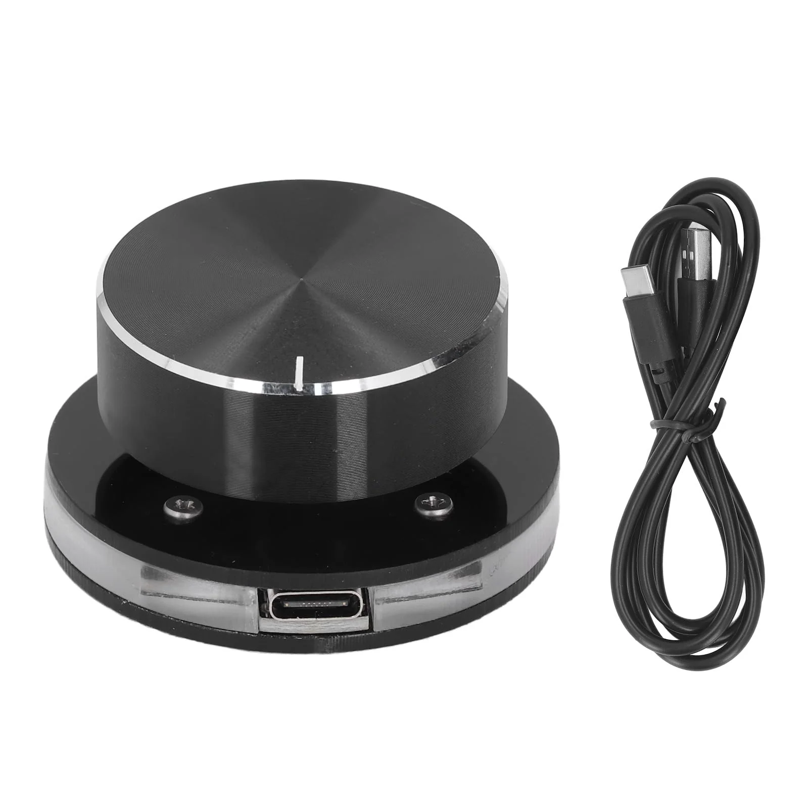 USB Volume Control, Volume Knob Lossless Audio Computer with USB Cable, Computer Sound Controller with RGB Light, Mute Volume Control for XP, , Vista, Win 7, 8, 10, Android - Image 8