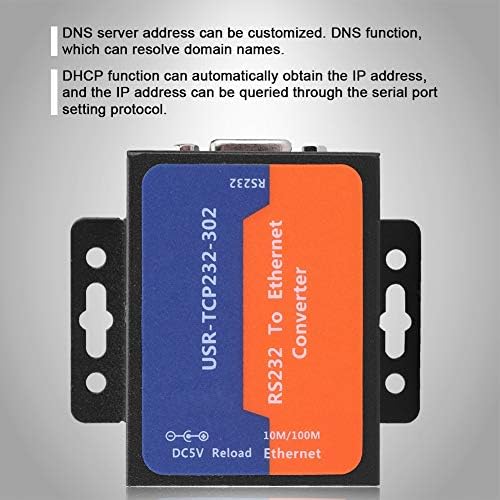 USR-TCP232-302 Tiny Size RS232 to TCP IP Converter Serial RS232 to Ethernet Server Module Ethernet Converter Support DHCP/DNS - Image 2