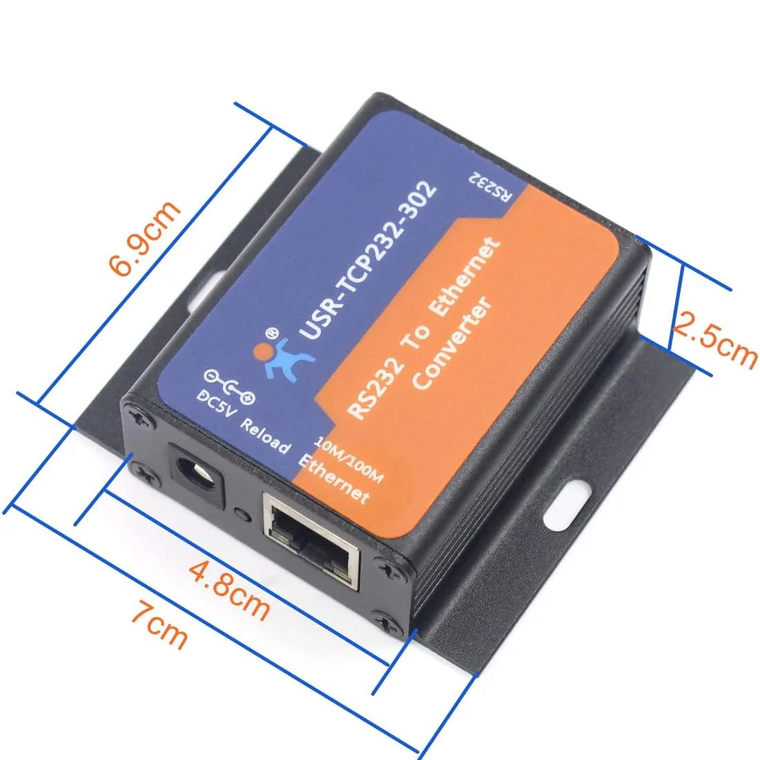 USR-TCP232-302 Tiny Size RS232 to TCP IP Converter Serial RS232 to Ethernet Server Module Ethernet Converter Support DHCP/DNS - Image 6