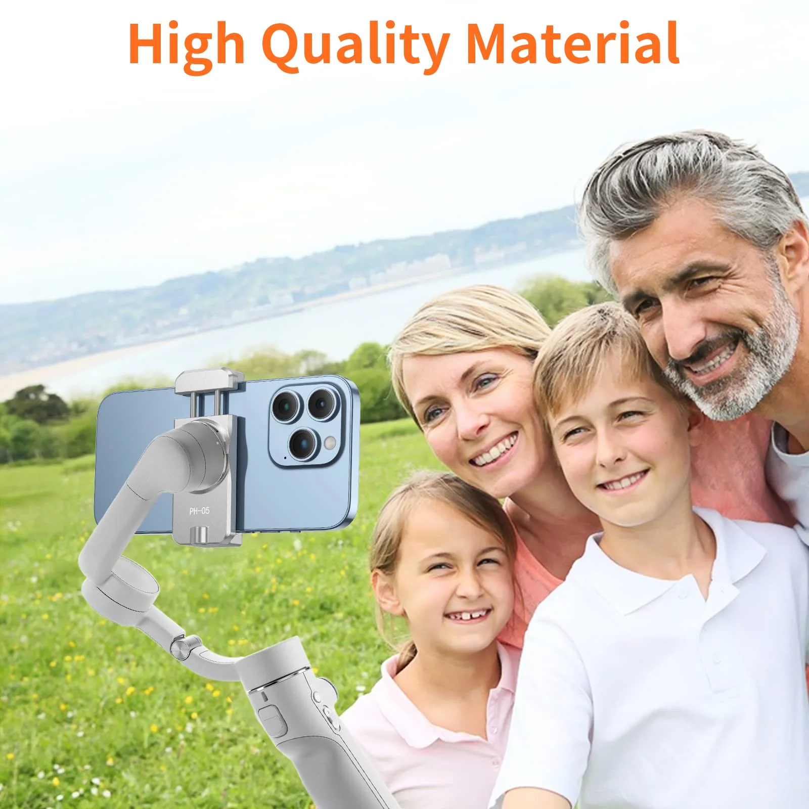 UURIG Magnetic Cell Phone Clamp for DJI OM, Phone Tripod Mount, Handheld Gimbals Magnetic Ring Holder for DJI OSMO Mobile 8/7/7P/6,OM 5/OM 4/OM 4 SE Accessories - Image 7
