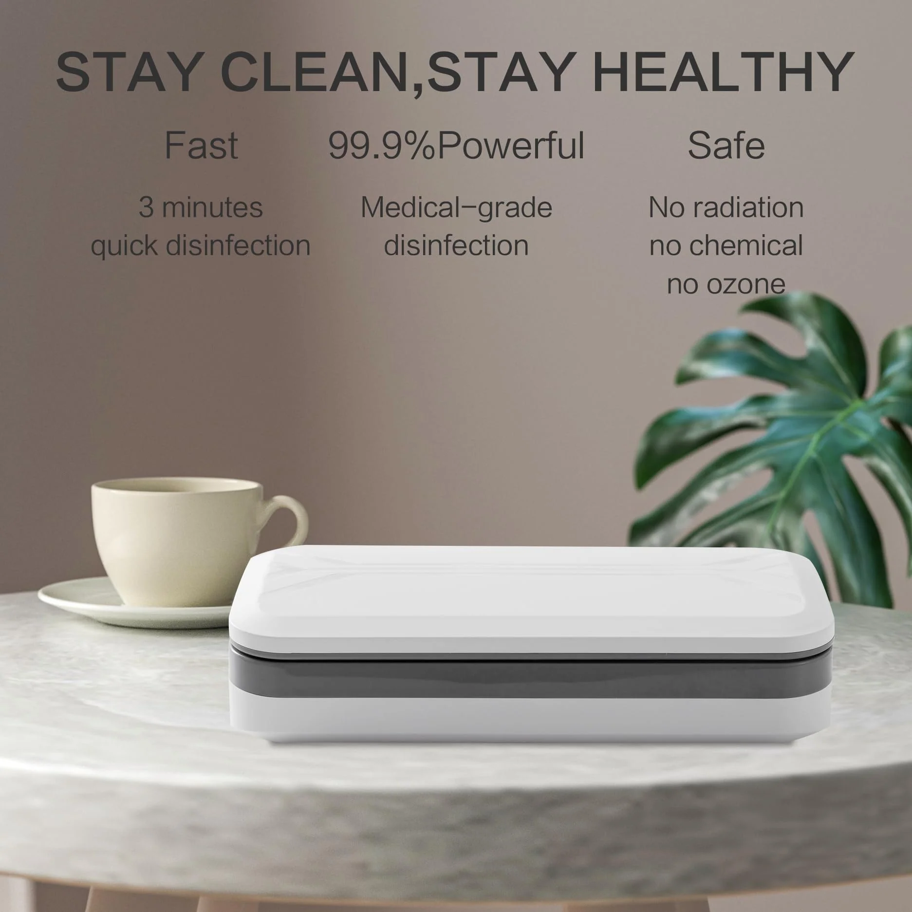 UV Sanitizing Box for Phones and Accessories – Portable UV Cleaner with Rechargeable Battery, Helps Reduce Bacteria and Viruses, Compact Design - Image 5