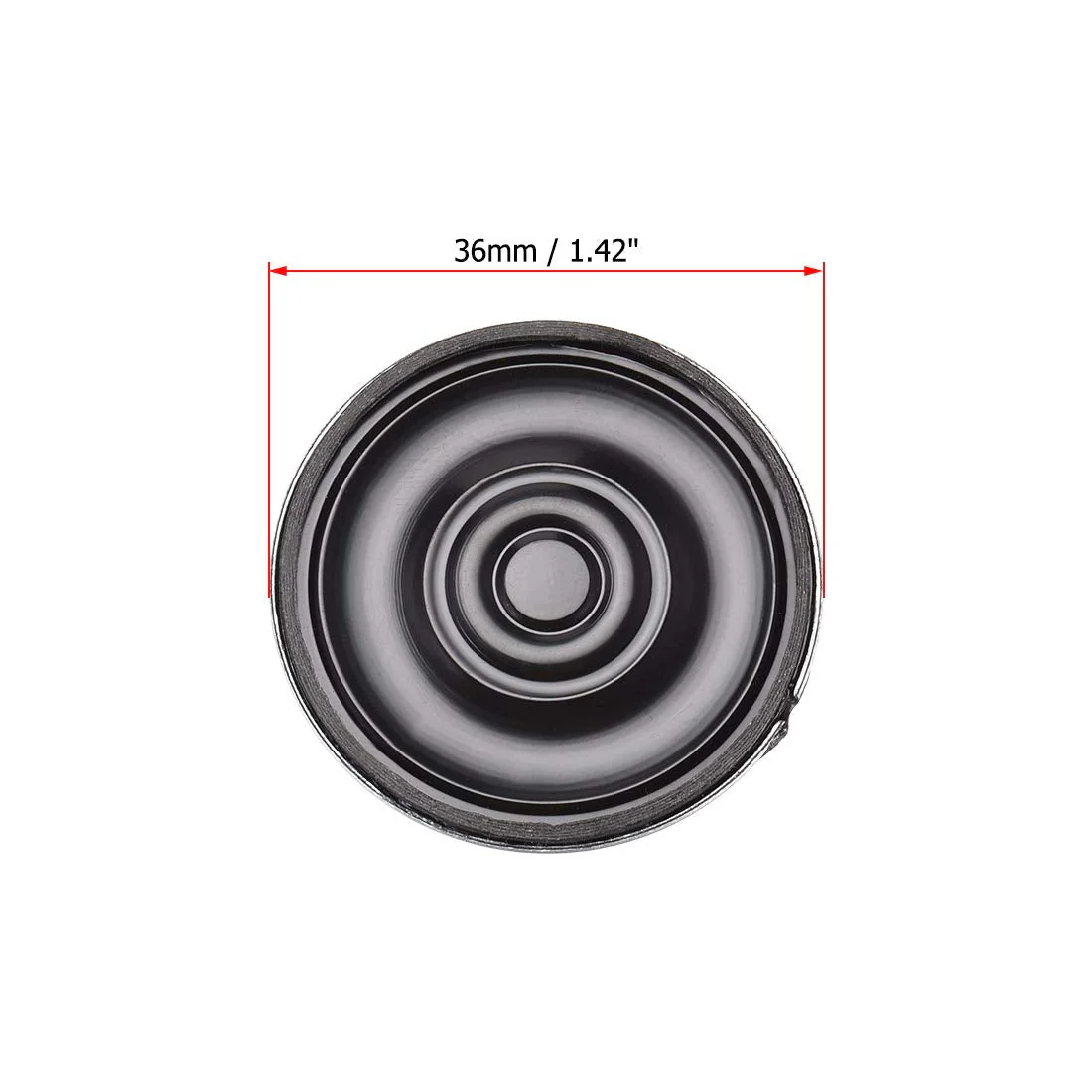 uxcell 0.5W 16 Ohm Micro Internal Speaker Magnet Loudspeaker 36mm Dia - Image 2