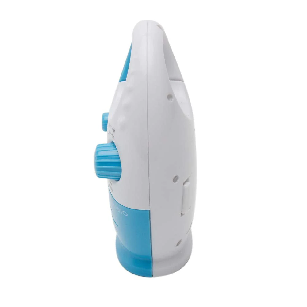 UXELY Shower Radio, Bathroom Radio AM FM, Waterproof Hanging Shower Radio Adjustable Volume Built-in Speaker(White Blue) - Image 9