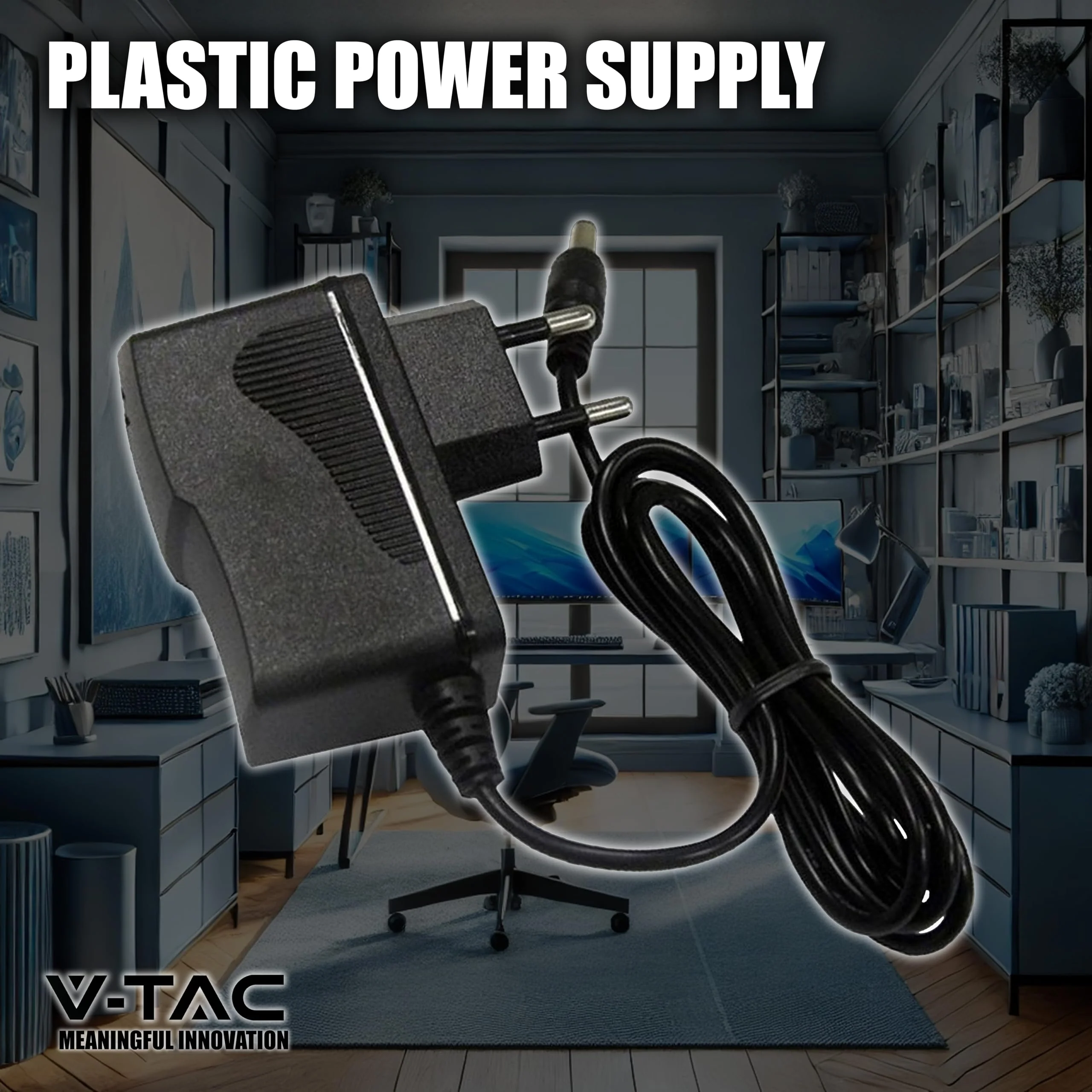 V-TAC Power Supply Adapter 12 V 18 W 1.5 A for Cameras, LED Strips, Modem - Transformer 12 V - Power Adapter for Screens and Electronic Devices - Input AC 100-240 V - Euro Plug - Image 8