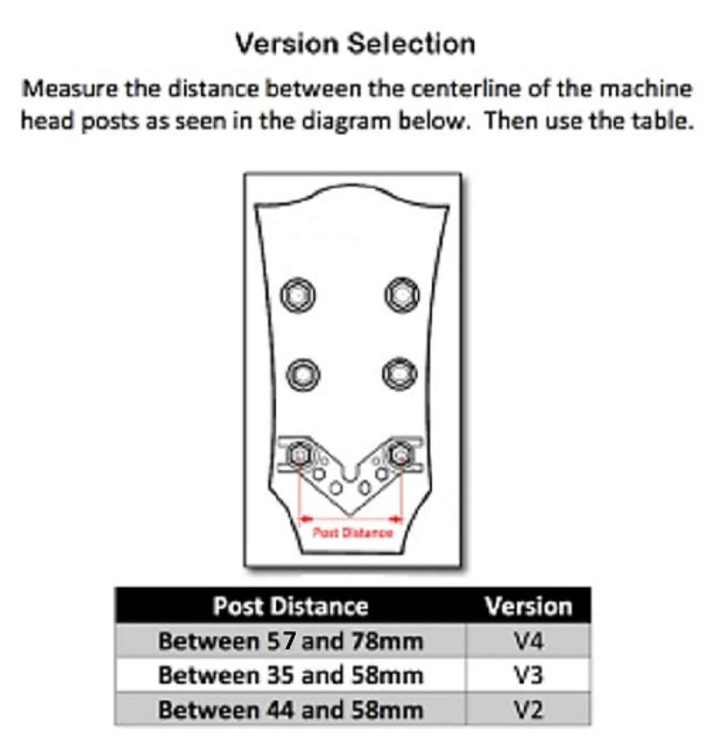 V2 Stealth (All Black) - Best Guitar Upgrade to Improve Tuning Stability V2 Stealth - Image 5