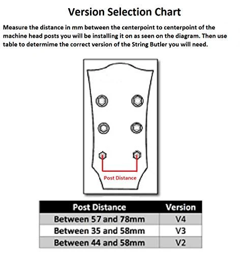V3 Standard (Black and Silver) - Best Guitar Upgrade to Improve Tuning Stability V3 Standard Black - Image 2