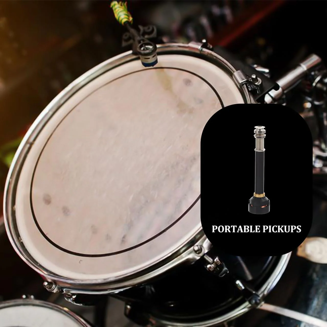 Vaguelly African Drum Pickup - Metal Mic Amplifier for Cajon and Hand Drums Enhances Sound Clarity Perfect for Music Lovers - Image 2
