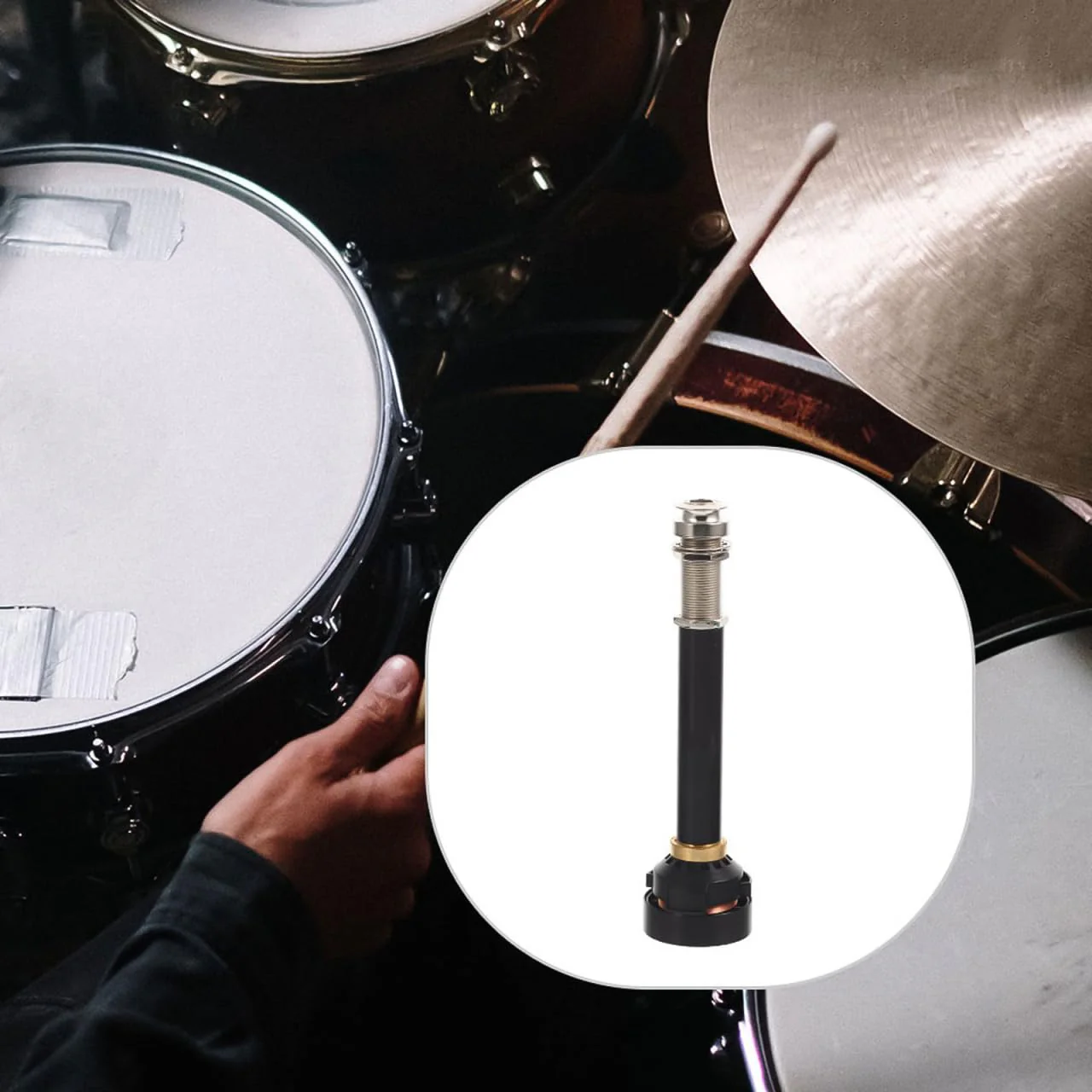 Vaguelly African Drum Pickup - Metal Mic Amplifier for Cajon and Hand Drums Enhances Sound Clarity Perfect for Music Lovers - Image 8