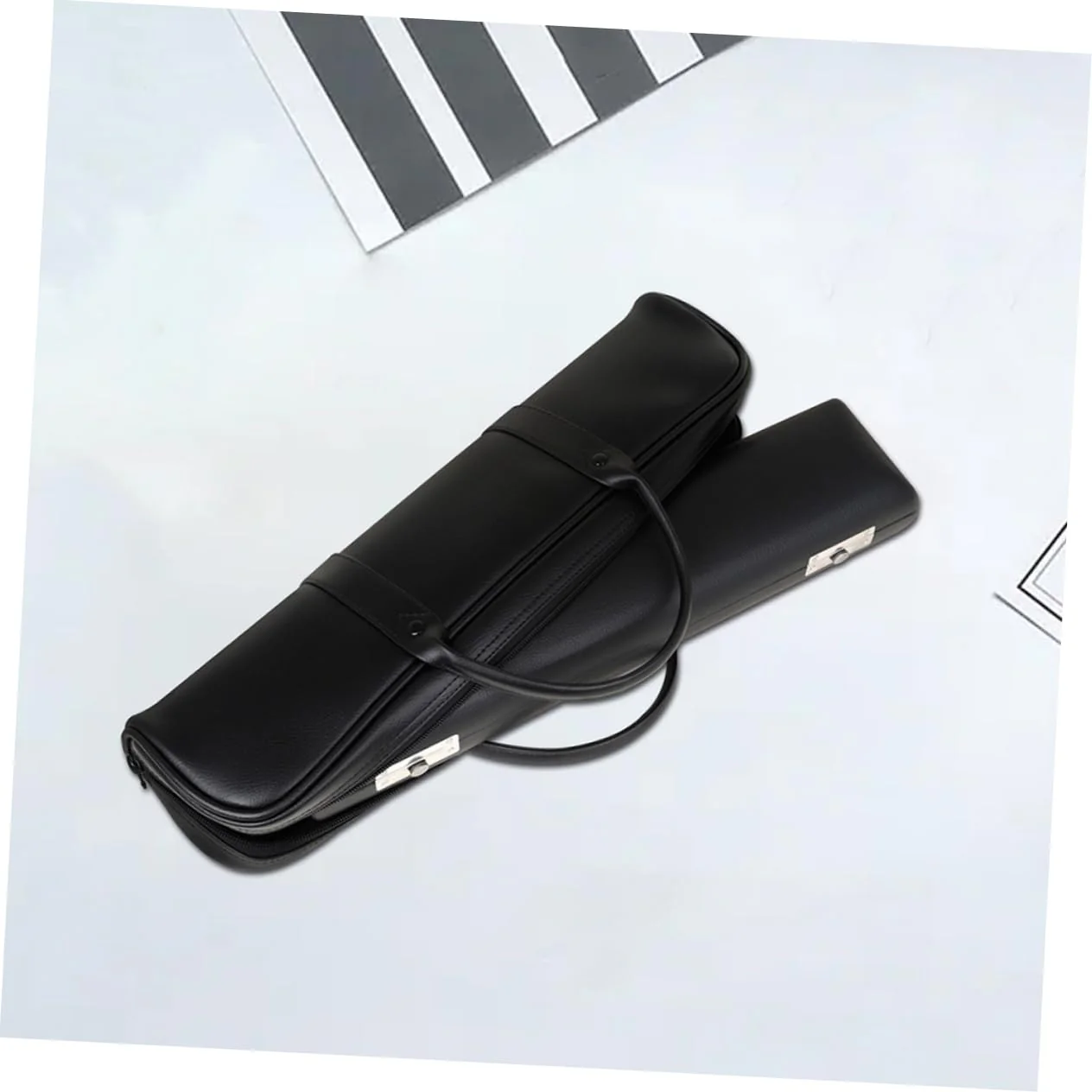Vaguelly Box Leather Piccolo Case Piccolo Musical Instrument Case Flute Case Piccolo Music Instrument Case Flute Musical Instrument Case Hardware Storage - Image 2