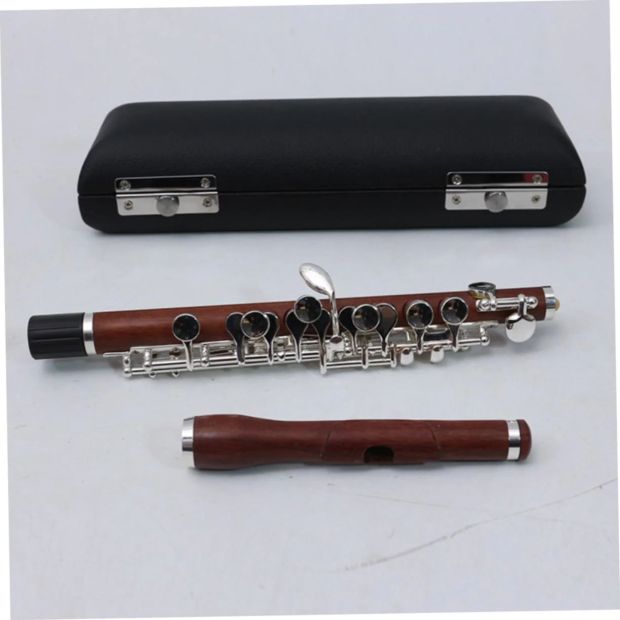 Vaguelly Box Leather Piccolo Case Piccolo Musical Instrument Case Flute Case Piccolo Music Instrument Case Flute Musical Instrument Case Hardware Storage - Image 4