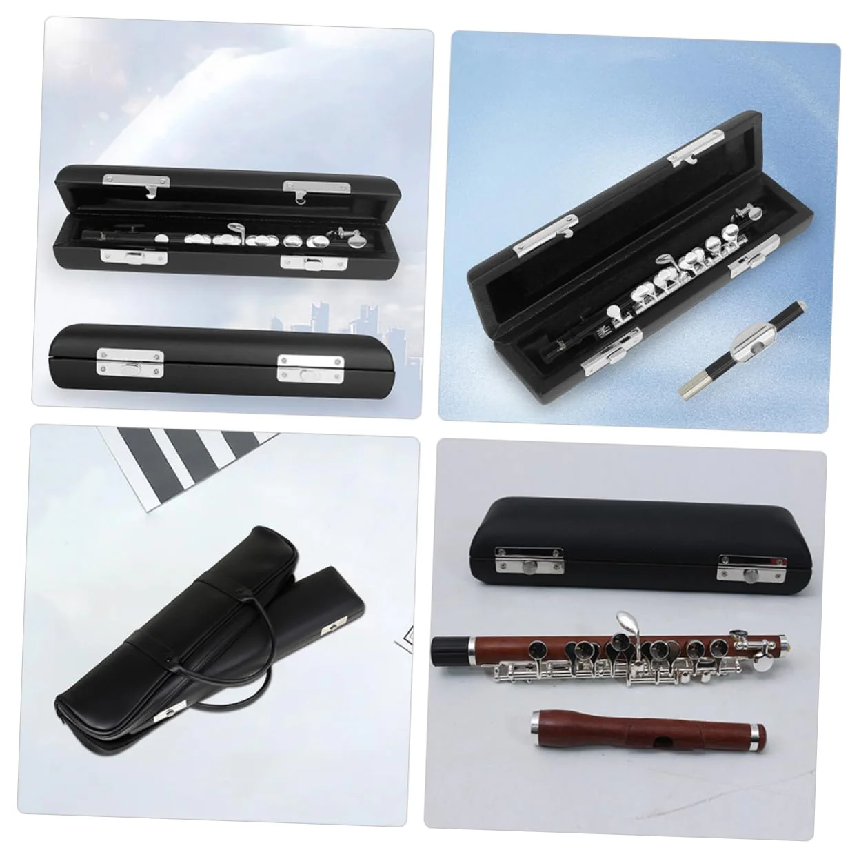 Vaguelly Box Leather Piccolo Case Piccolo Musical Instrument Case Flute Case Piccolo Music Instrument Case Flute Musical Instrument Case Hardware Storage - Image 8