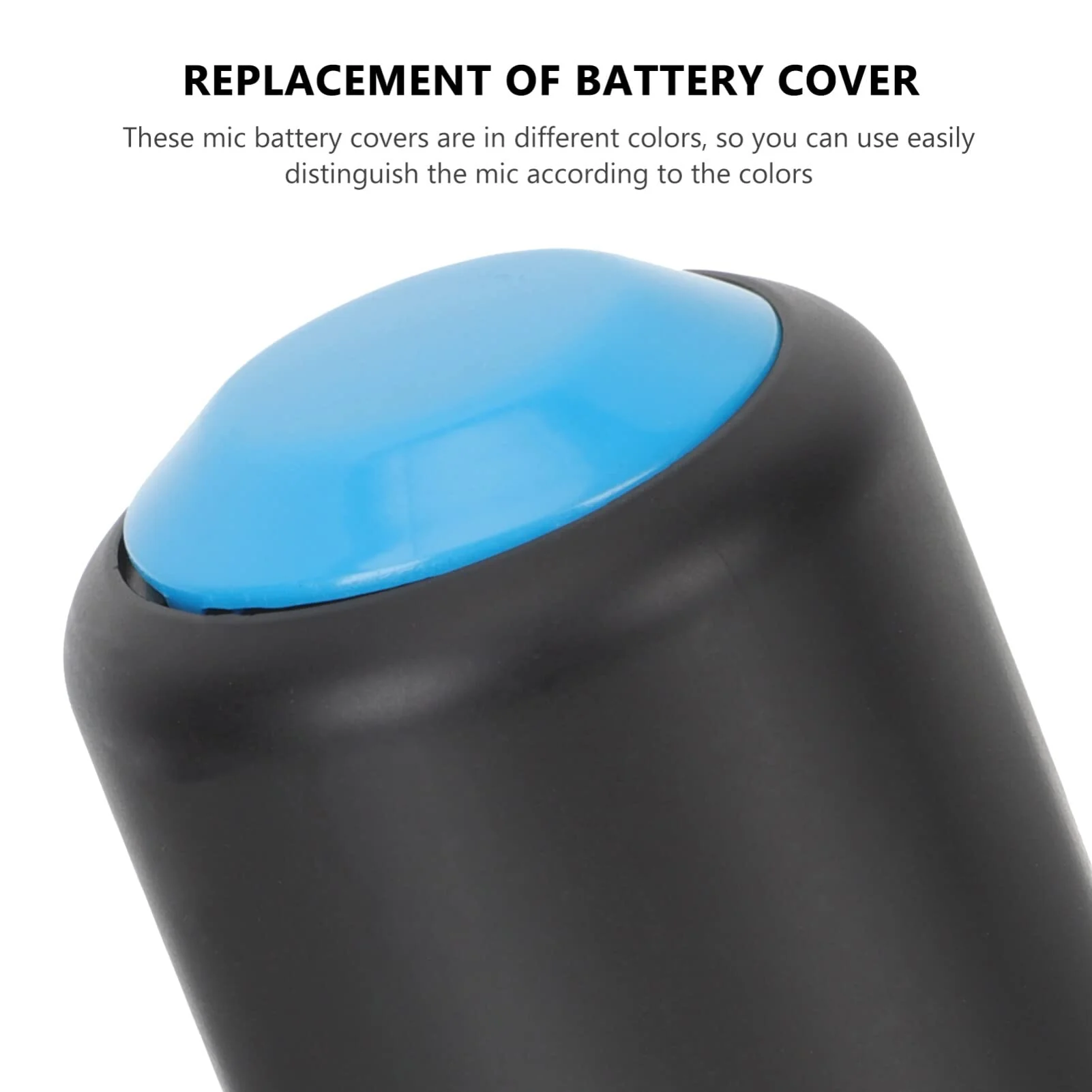 Vaguelly Mic Battery Covers Battery Cover 3pcs Mic Screw on Caps Cover Compatible for Shure PGX2/SLX2/PG58/ / - Image 6