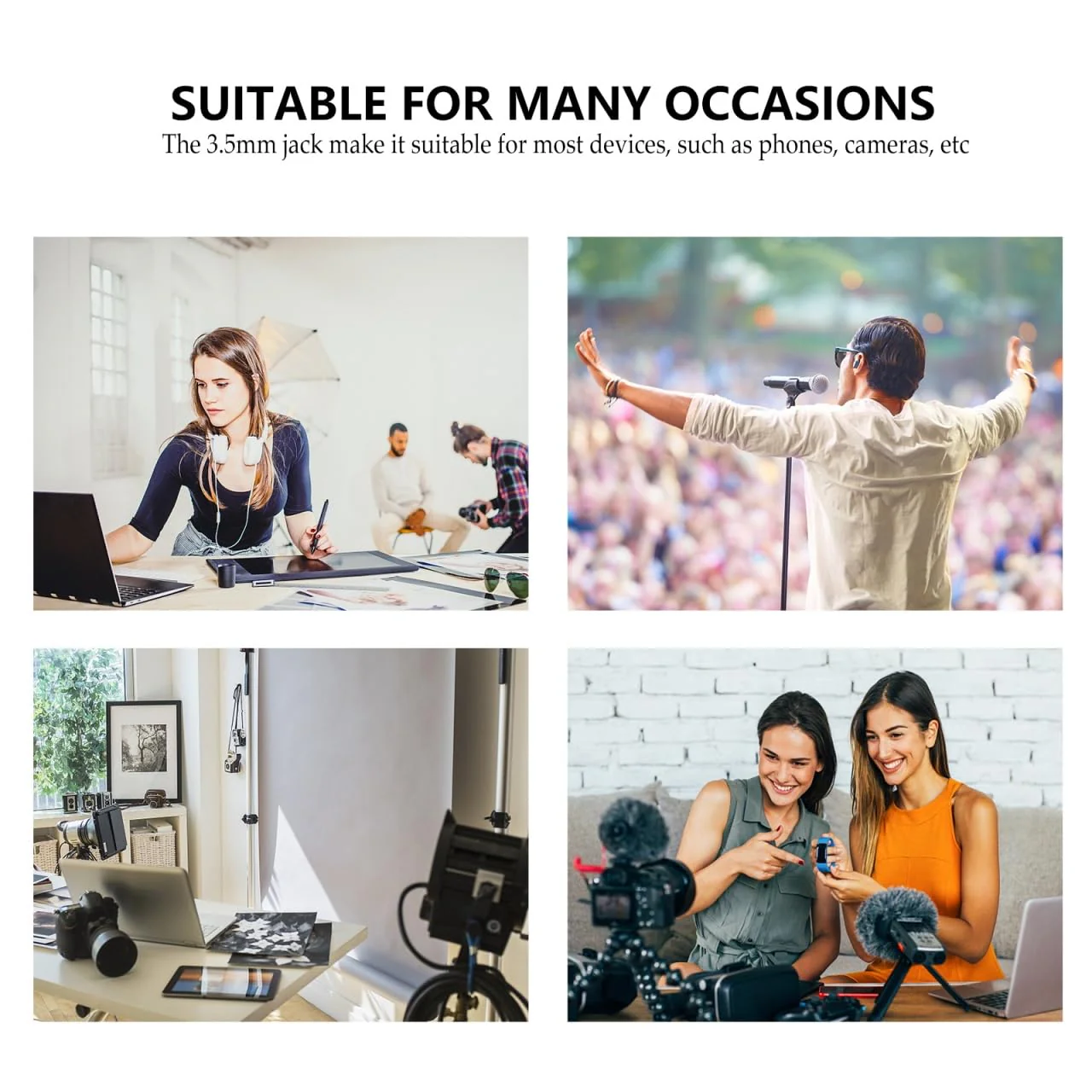 Vaguelly Mic Supplies 2pcs Dynamic Microphone DIY Microphone Accessory Microphone Capsule Noise canceling Microphone for Mic Cardioid Mic Mic Core Hand Microphone abs Noise Reduction 3.1X5.7CMx2pcs Orangex2pcs - Image 5