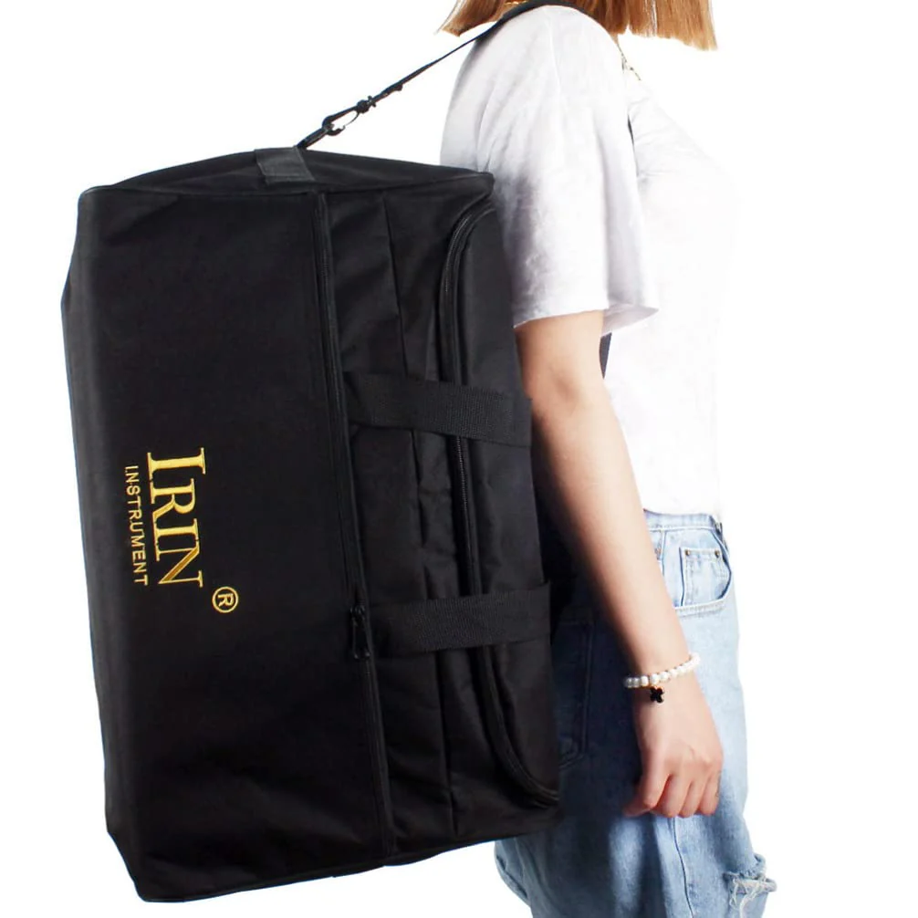 Vaguelly Padded Cajon Bag Bongo Drum Bag Cajon Box Drum Bag,with Carrying Grip&Shoulder Strap Oxford Cloth Cajon Storage Bag - Image 6