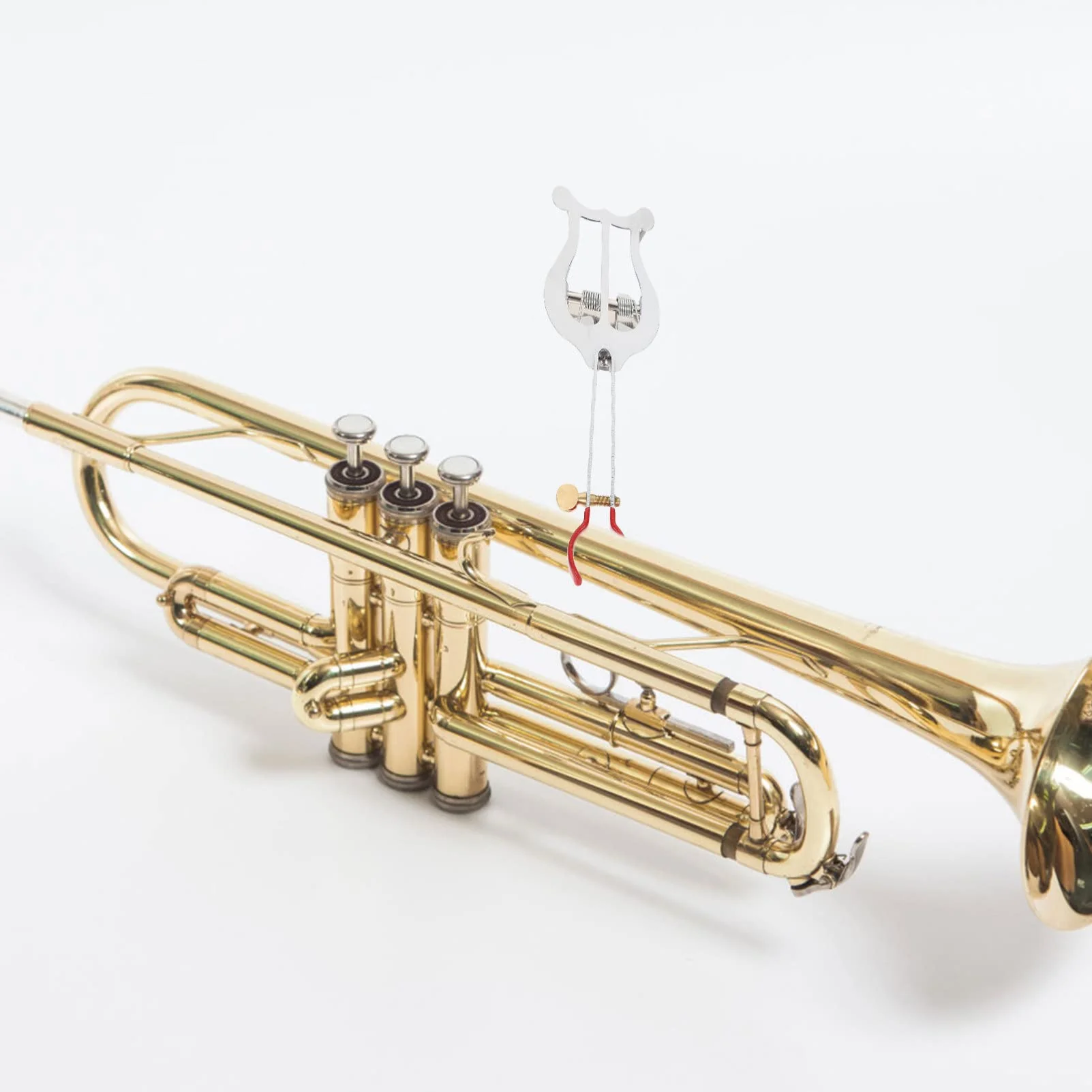 Vaguelly Trumpet Marching Clamp-on Lyre Clamp Sheet Music Clip Stand Instrument Holder Trumpet Marching Lyre - Image 2