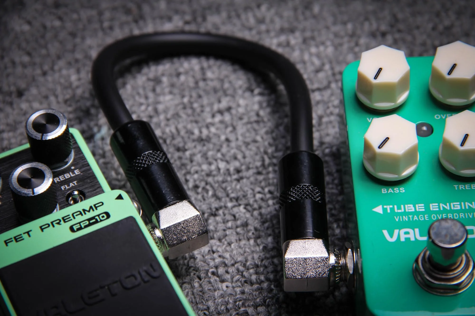 Valeton 3-Pack 6in. Patch Cables For Guitar Effect Pedals (VPC-3) - Image 7