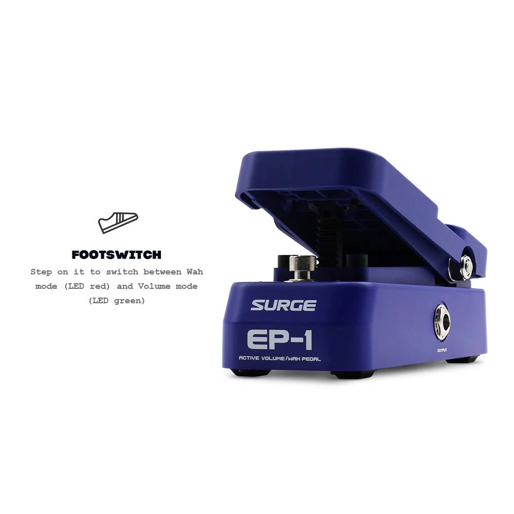 Valeton Surge EP-1 Mini Wah/ Active Volume Pedal - Image 4