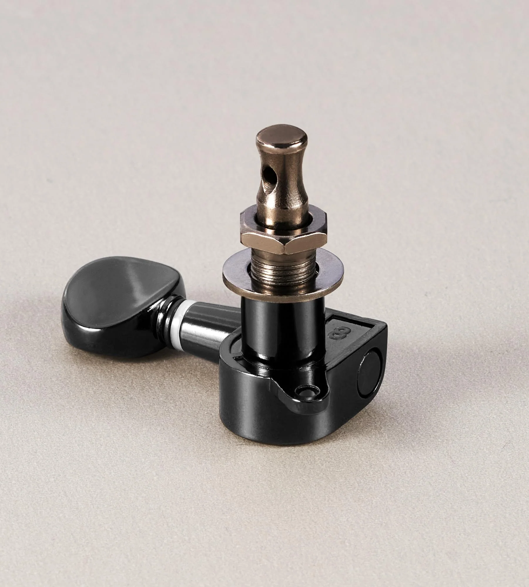 Vangoa 6L6R 12 Pieces Guitar String Tuning Pegs Tuner Machine Heads Knobs Tuning Keys for 12 String Acoustic or Electric Guitar, Nickel, DARK BRONZE - Image 5