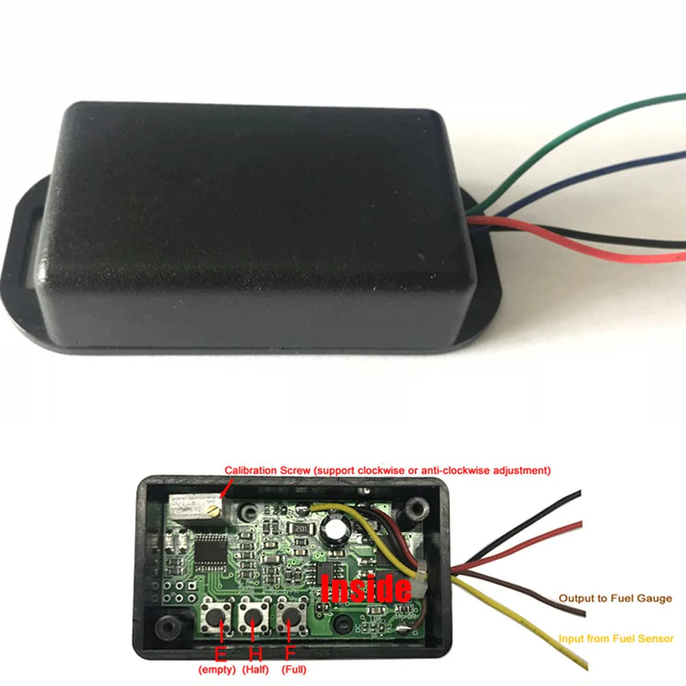 Vanki 1Pcs Ohm Signal Invertor Ohm Range Converter Fuel Sender to Gauge Linking Module - Image 3