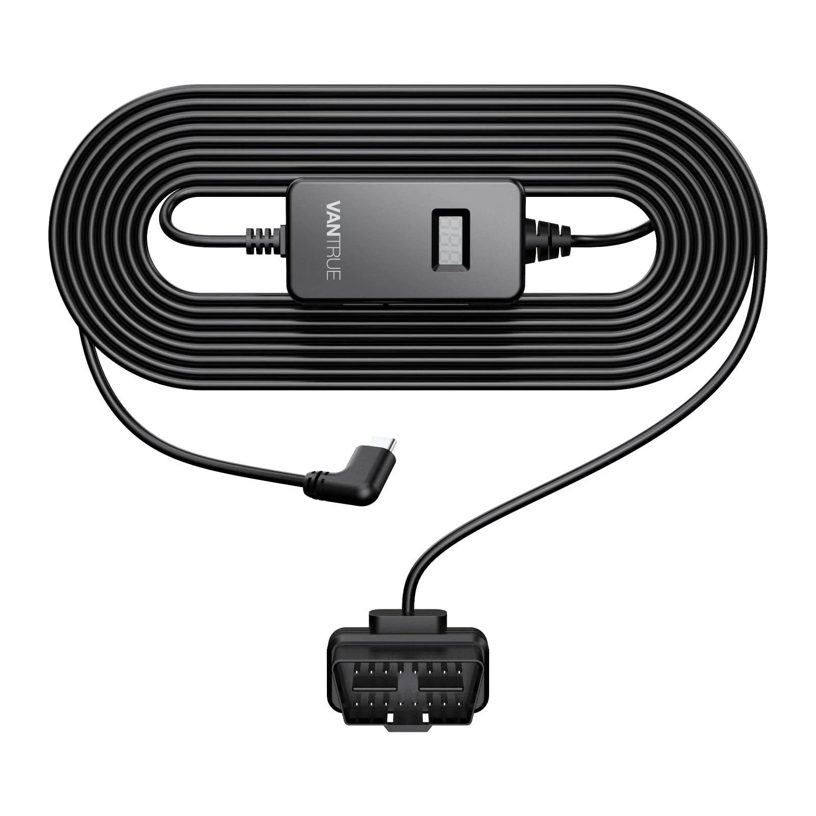 VANTRUE 10ft USB-C USB LED Screen OBD Hardwire Power Cable, 3 Gear Shifting, Low Voltage Protection for Parking Mode, for E1 Pro,N4 Pro S,N5(S),N4(S),S1 Pro(Max),N2X,E360/ACE,E1 Lite, E2 Dash Cam - Image 8