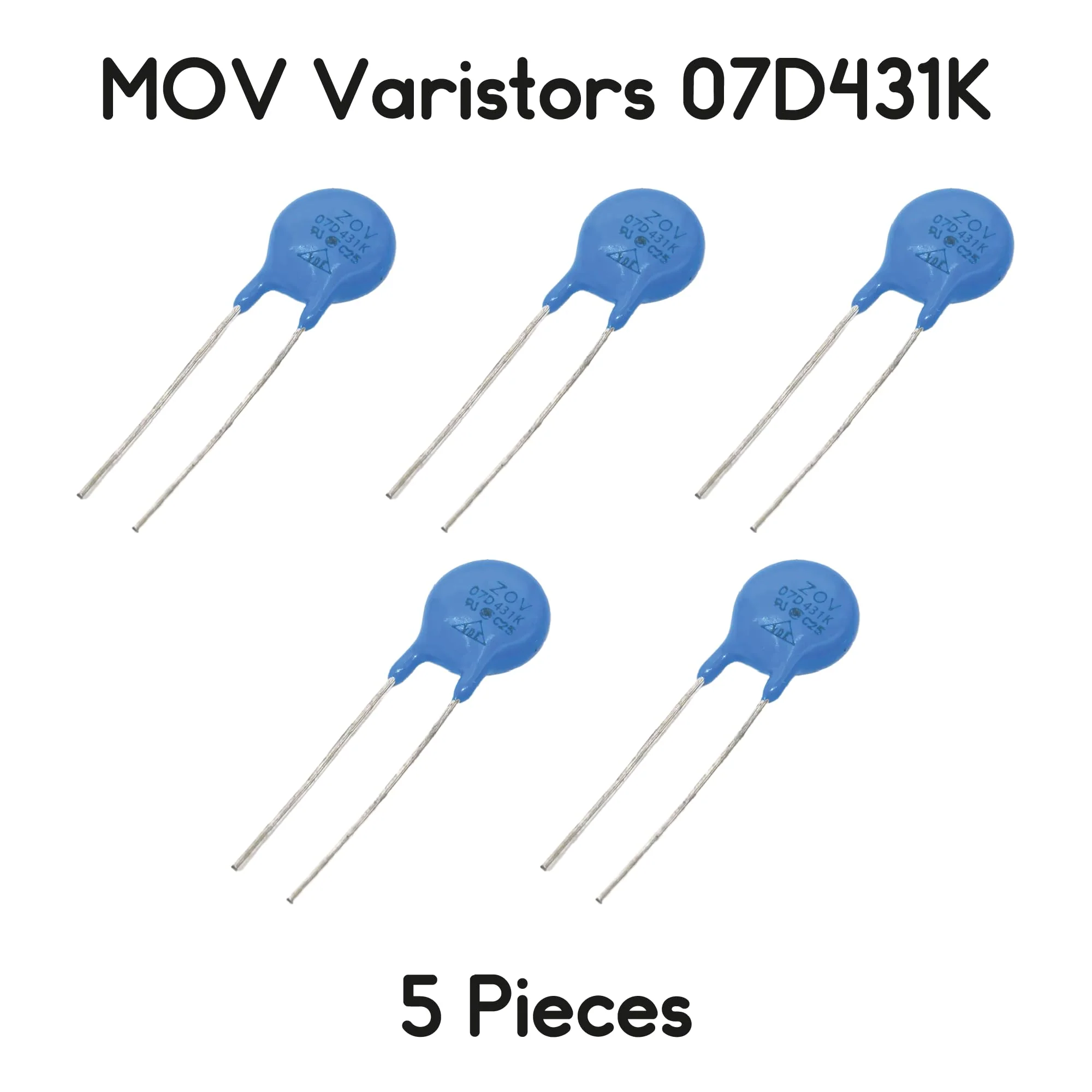 Varistori MOV 07D431K 430V 1.2KA Pack of 5 - Image 2