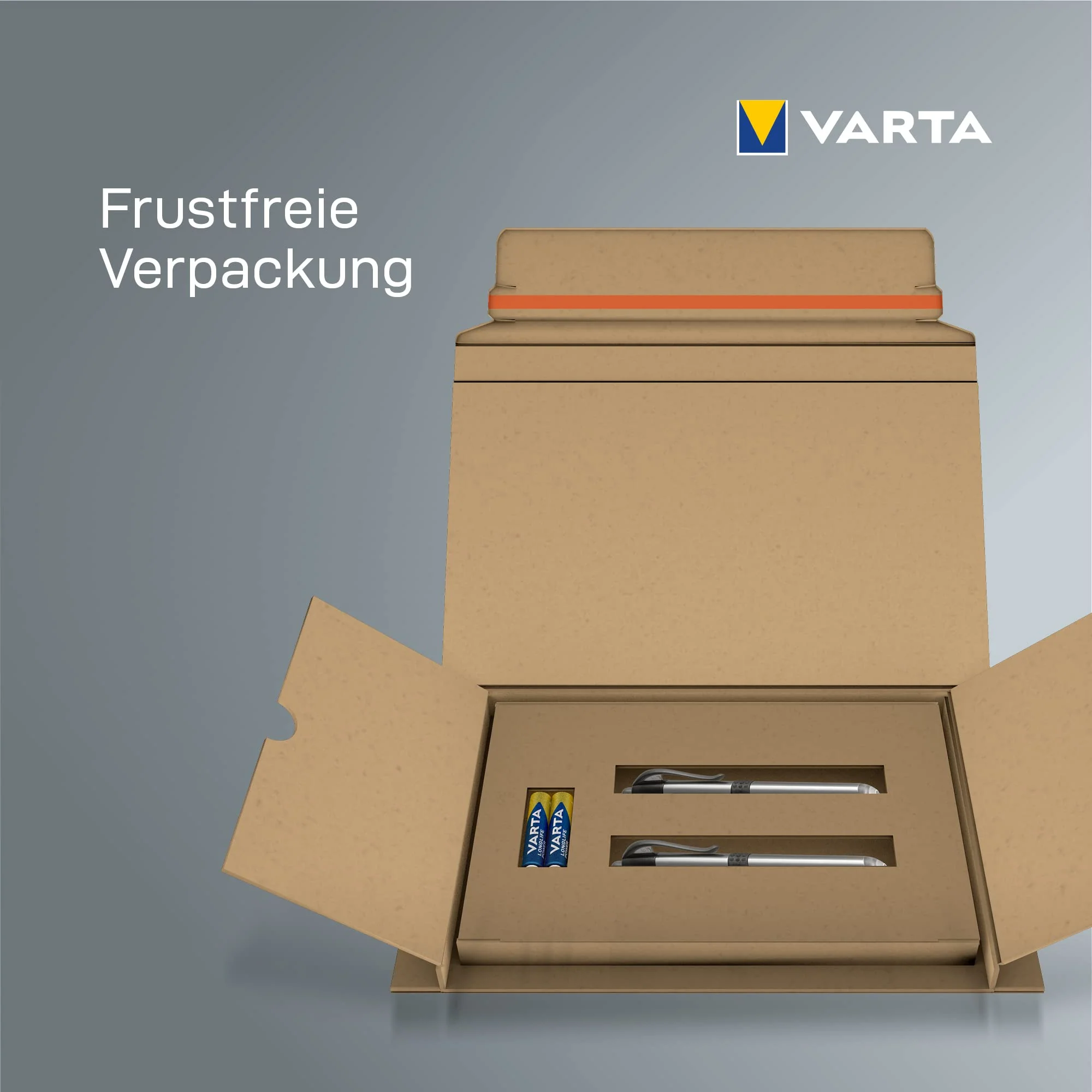 VARTA 2 x Diagnostic Light LED Double Pack Including 1x AAA Battery, Pen Light, Pupil Light, Extremely Slim and Lightweight Pen Torch, Torch, for Hospital, Doctor's Practice, Silver Diagnostikleuchte LED 2er Pack - Image 5