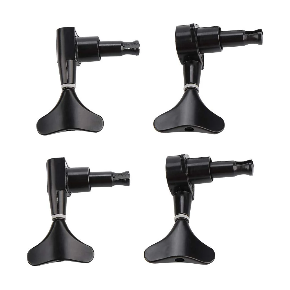 VBESTLIFE 2L 2R Electric Bass Machine Heads, Sealed Tuner String Tuning Key Pegs for Electric Bass Black - Image 7
