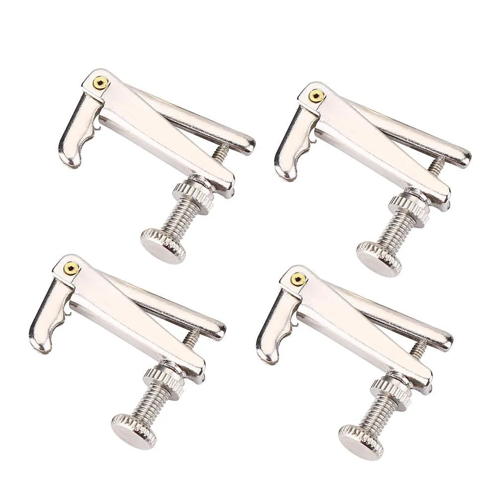 VBESTLIFE 4/4 Jujube Wood Violin Parts, Tailpiece, Pegs, Tunners, Endpin, String and Chin Rest 1Set with string - Image 7